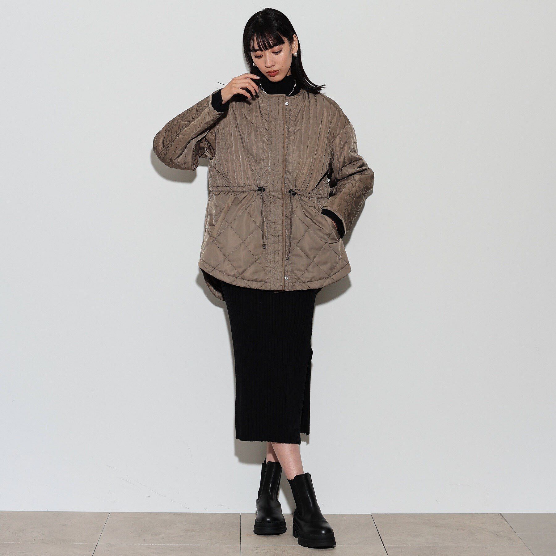 GALLEST「中綿キルティングジャケット」|ダウン|