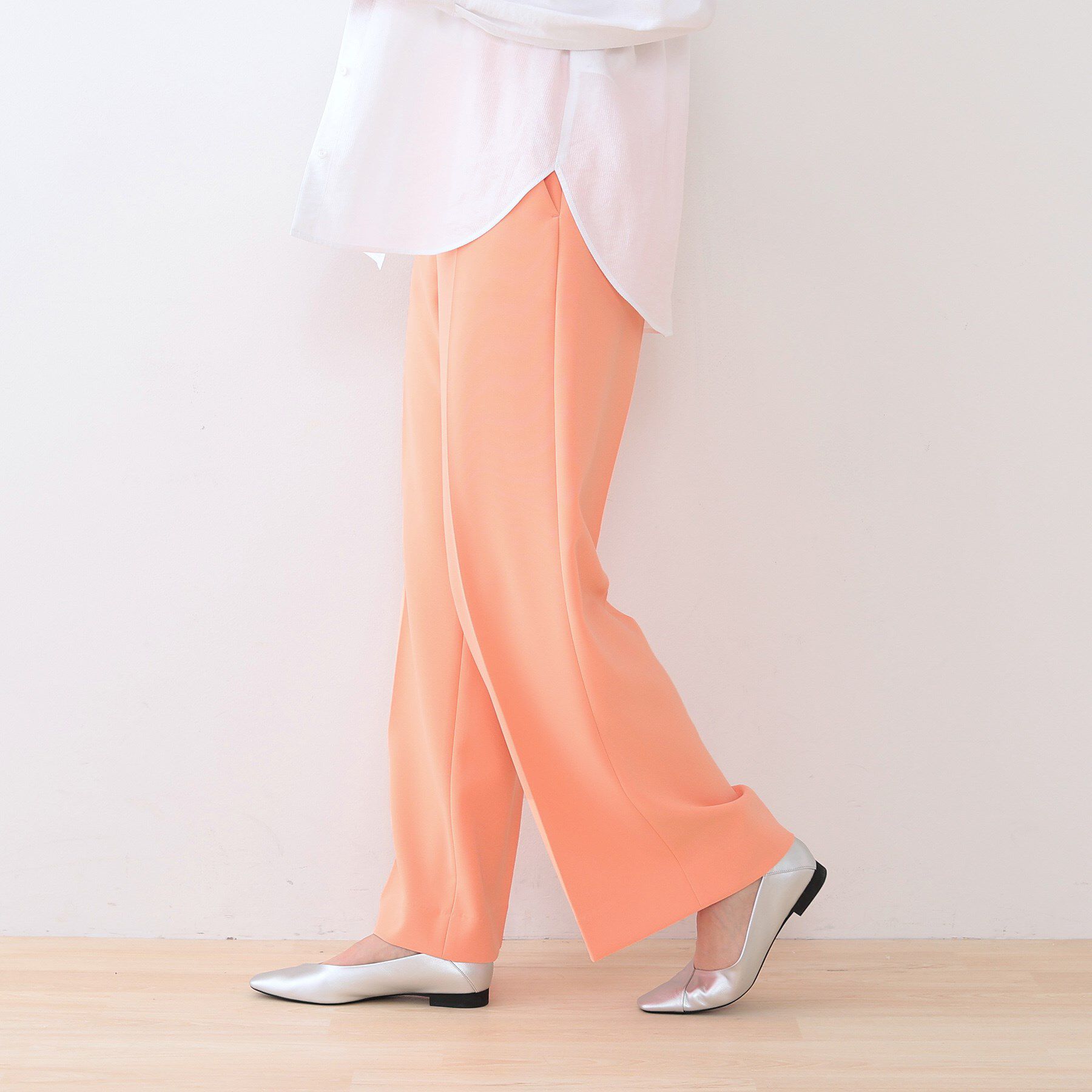 INDIVI「【復活！褒められパンツ】ストレッチ ワイドパンツ」|その他|