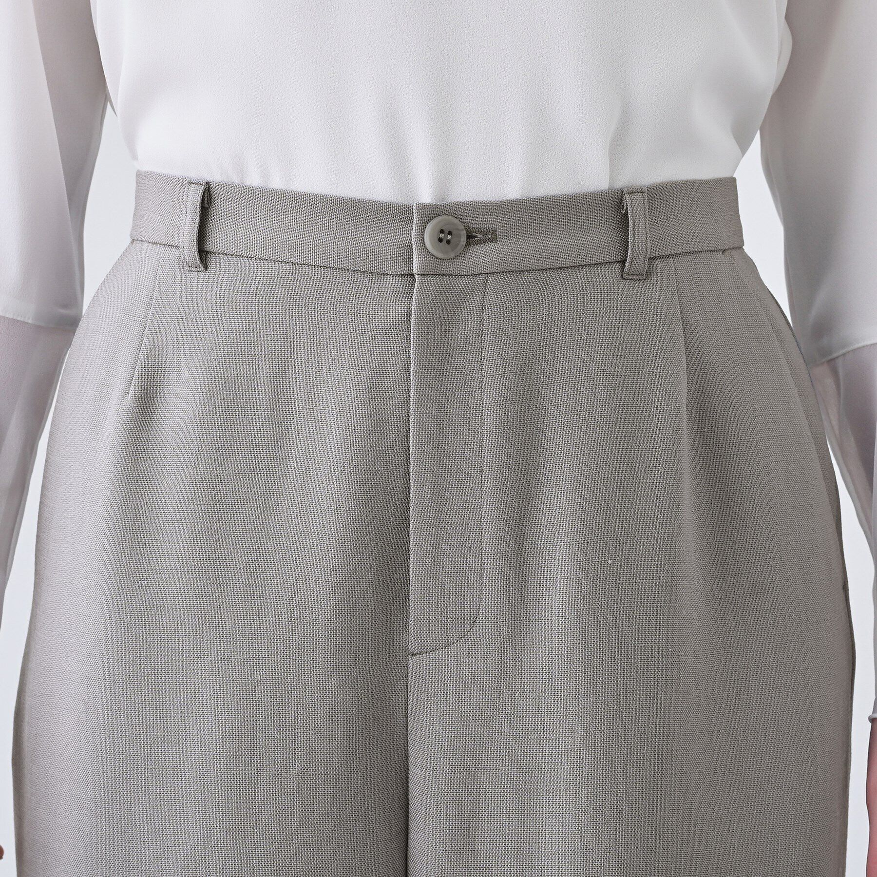 INDIVI「【日本製／トリアセテート】ストレートラインパンツ」|その他|