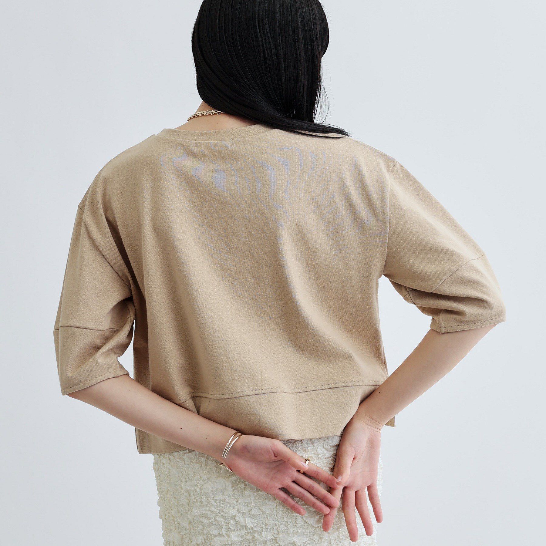 GALLEST「【再入荷】フォルムスリーブカットソー」|Tシャツ・カットソー|