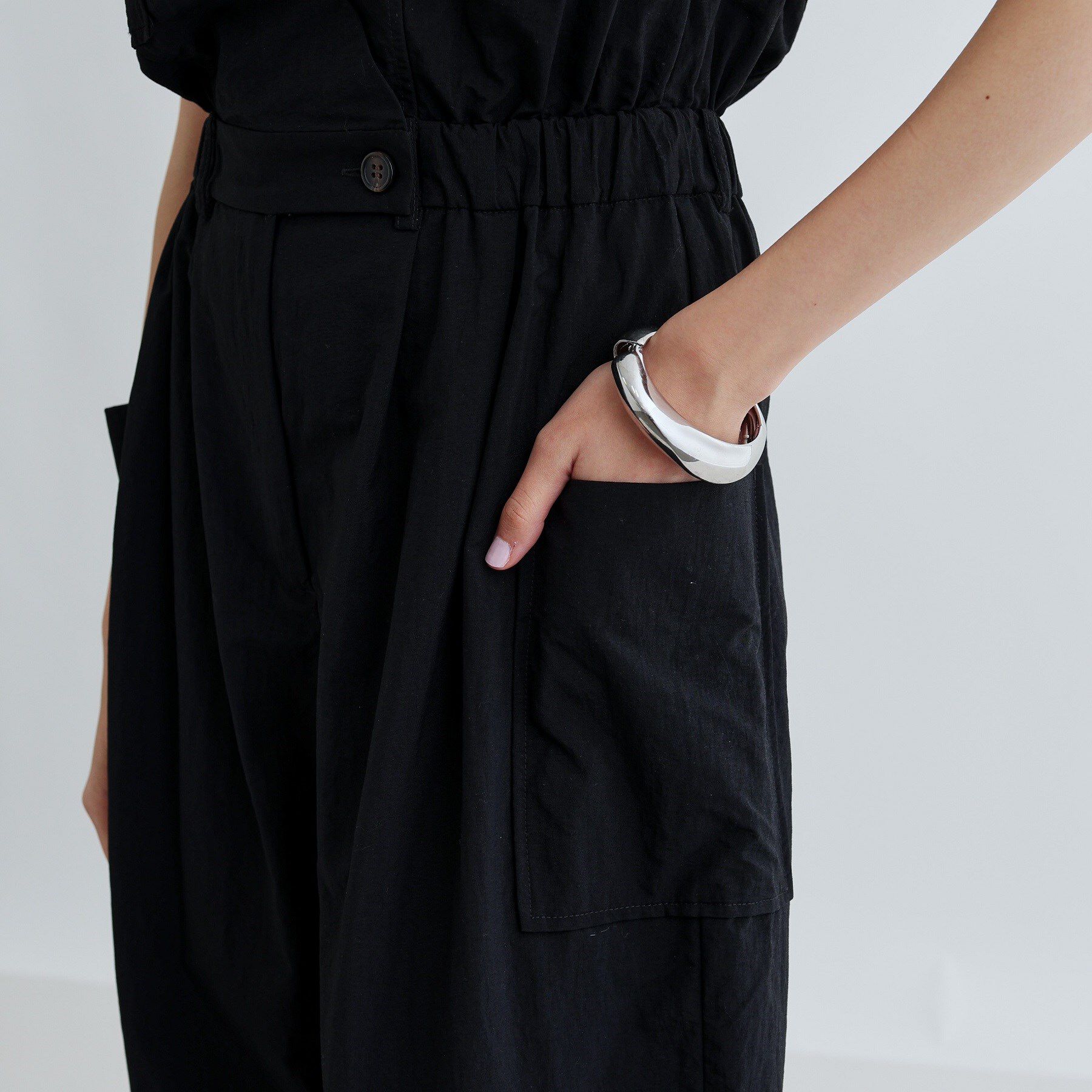 GALLEST「Vネックオーバーオール」|オールインワン|