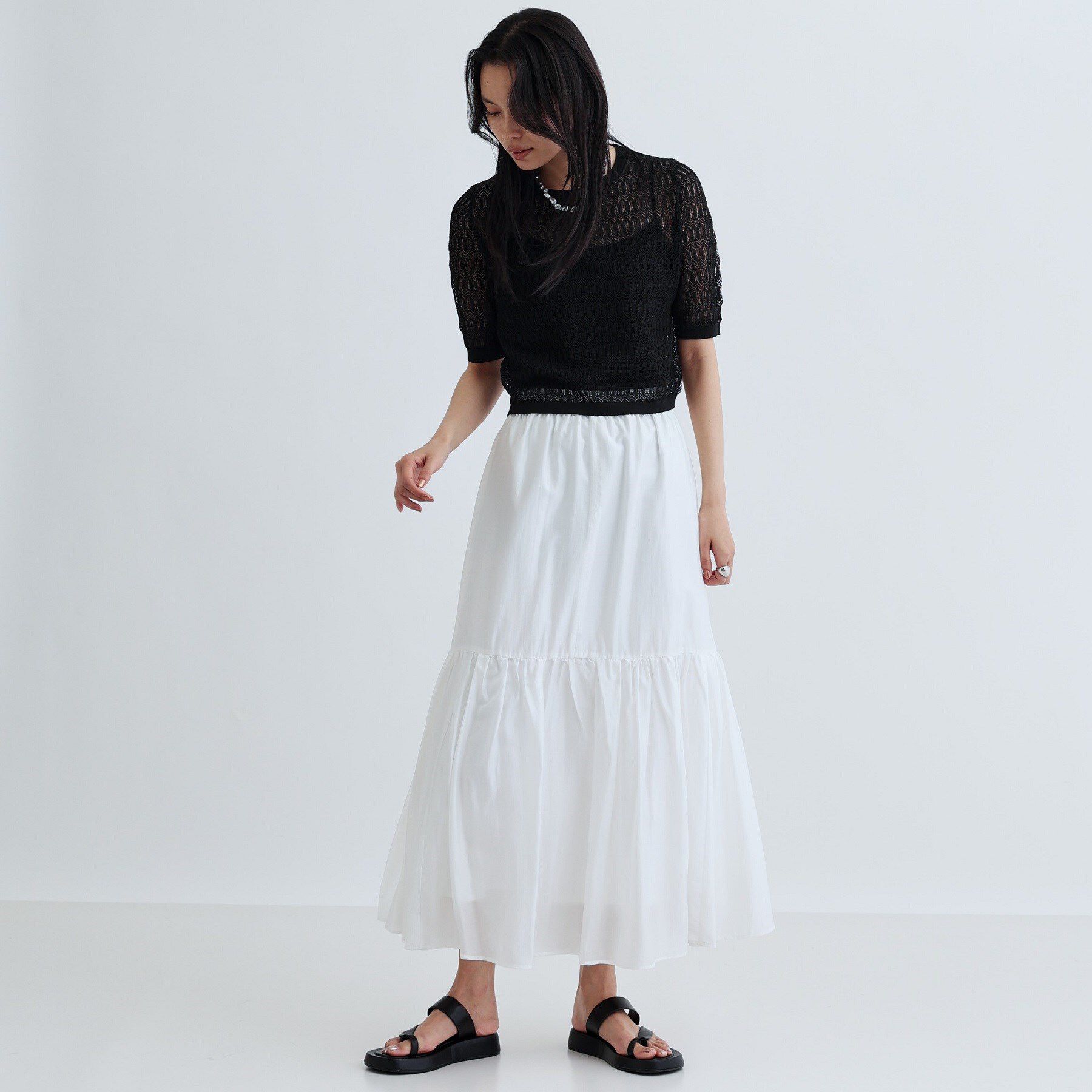 GALLEST「ティアードボイルスカート」|スカート|