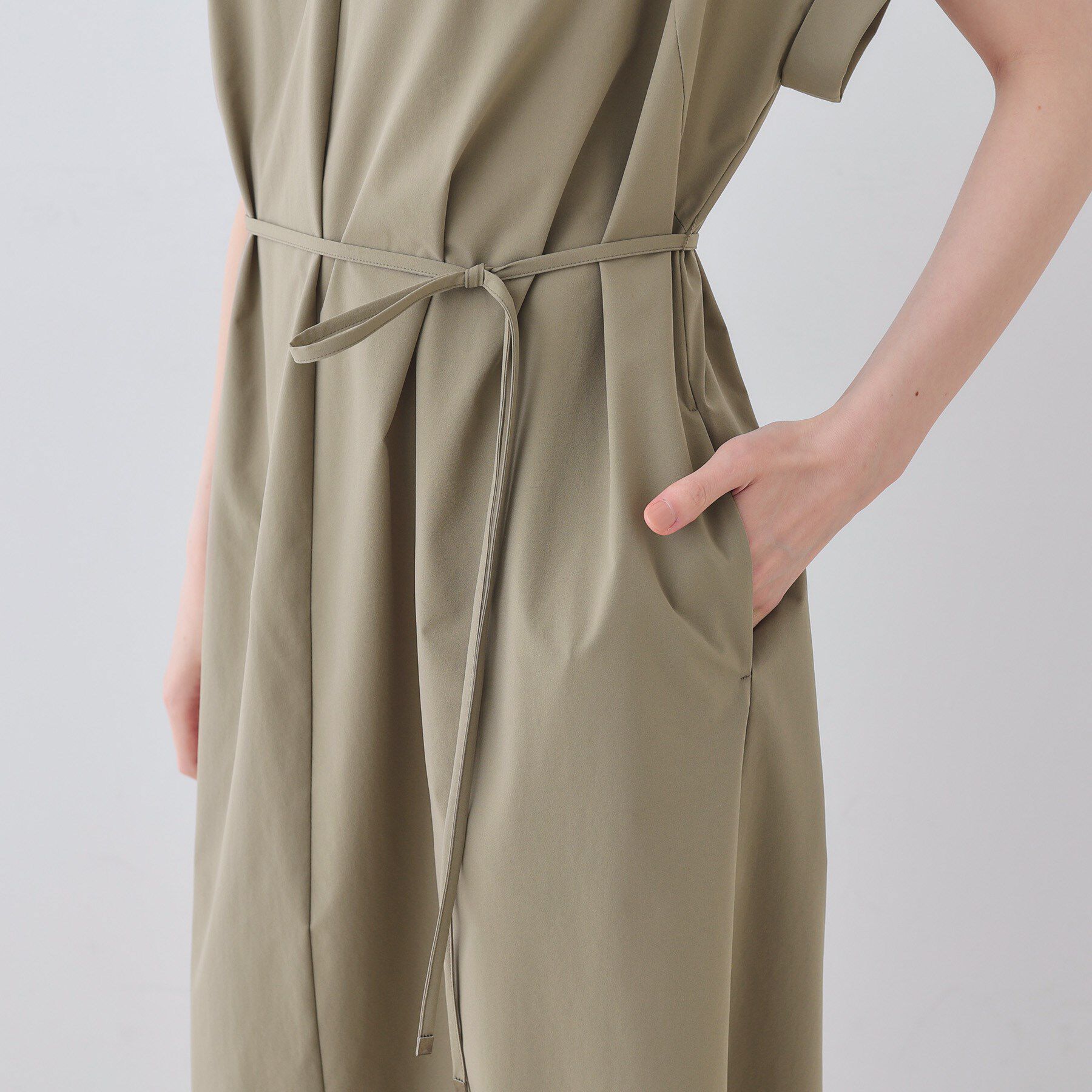 INDIVI「【通気性◎撥水／UV／接触冷感】アクティブワンピース」|ワンピース|