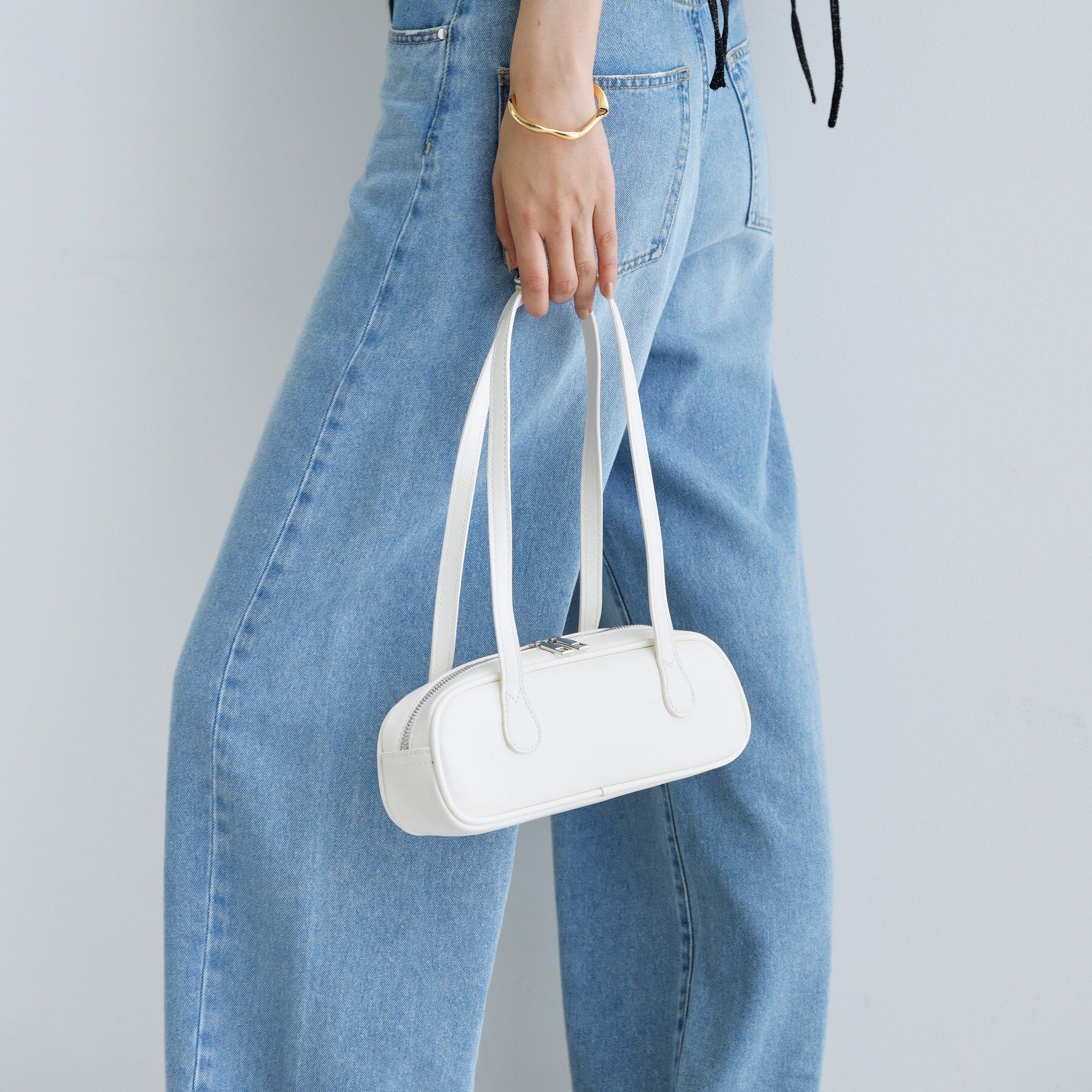 GALLEST「スクエアスモールボストン」|ハンドバッグ|