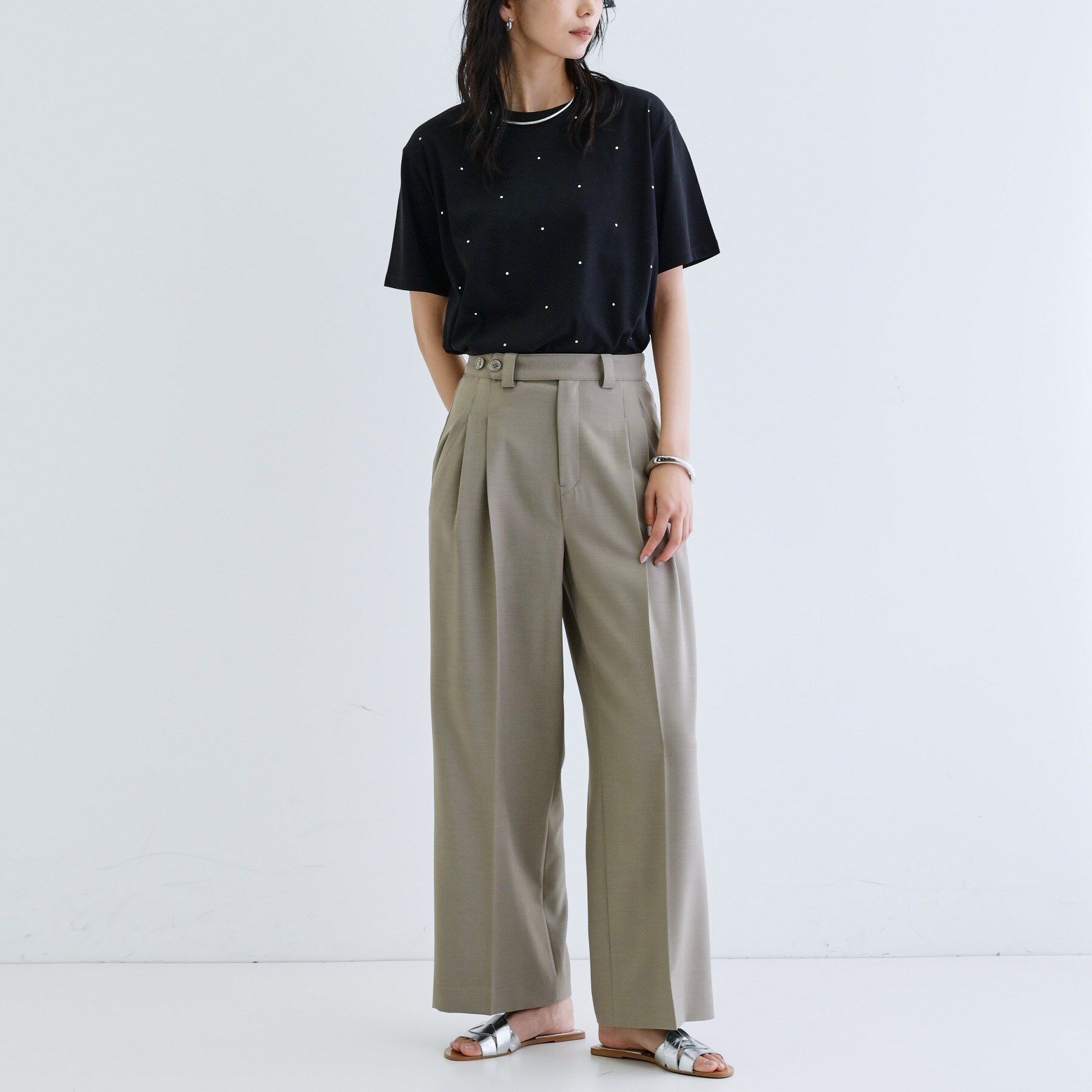 GALLEST「ドットスタッズTシャツ」|Tシャツ・カットソー|