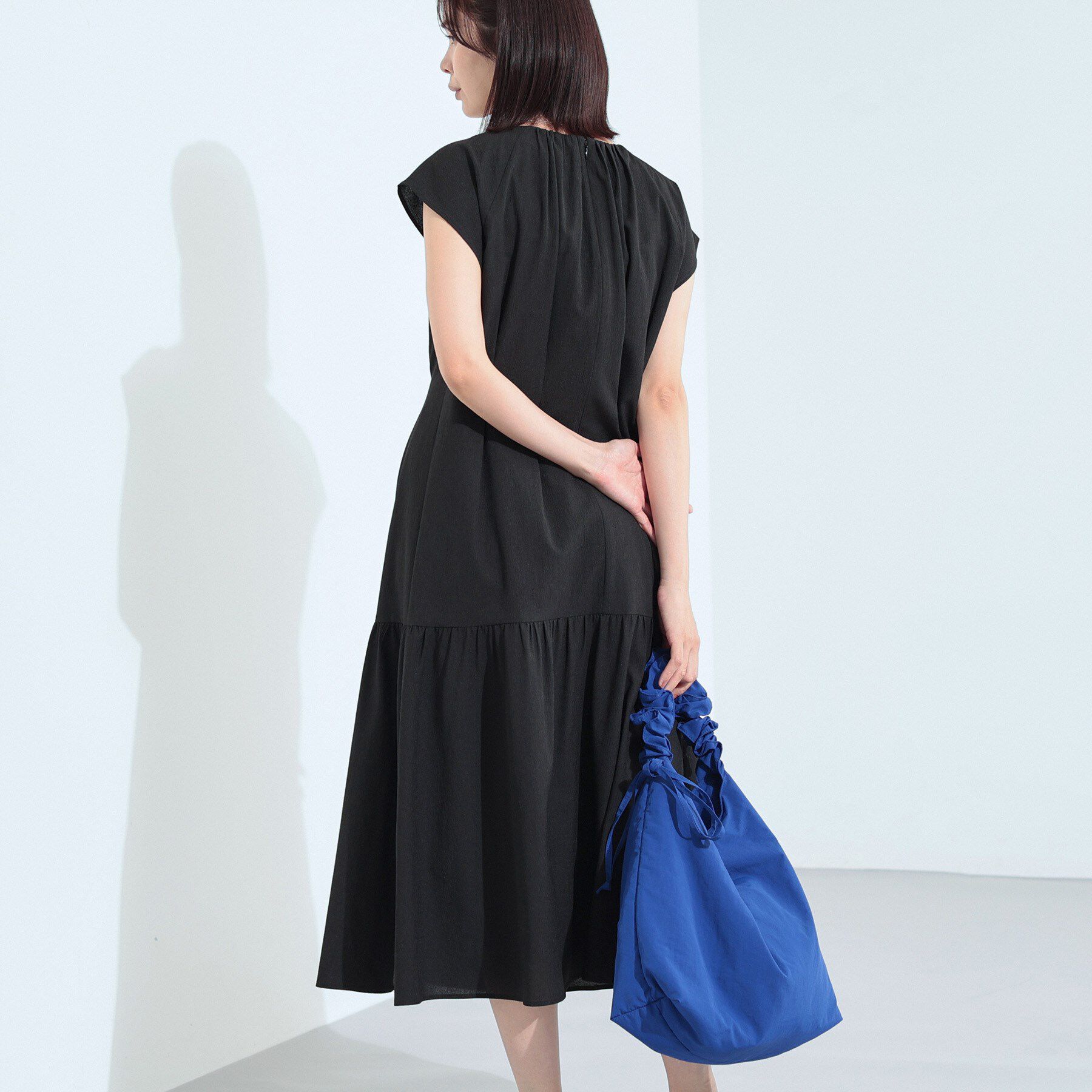 INDIVI「【1枚でコーデ完成！】タックワンピース」|ワンピース|
