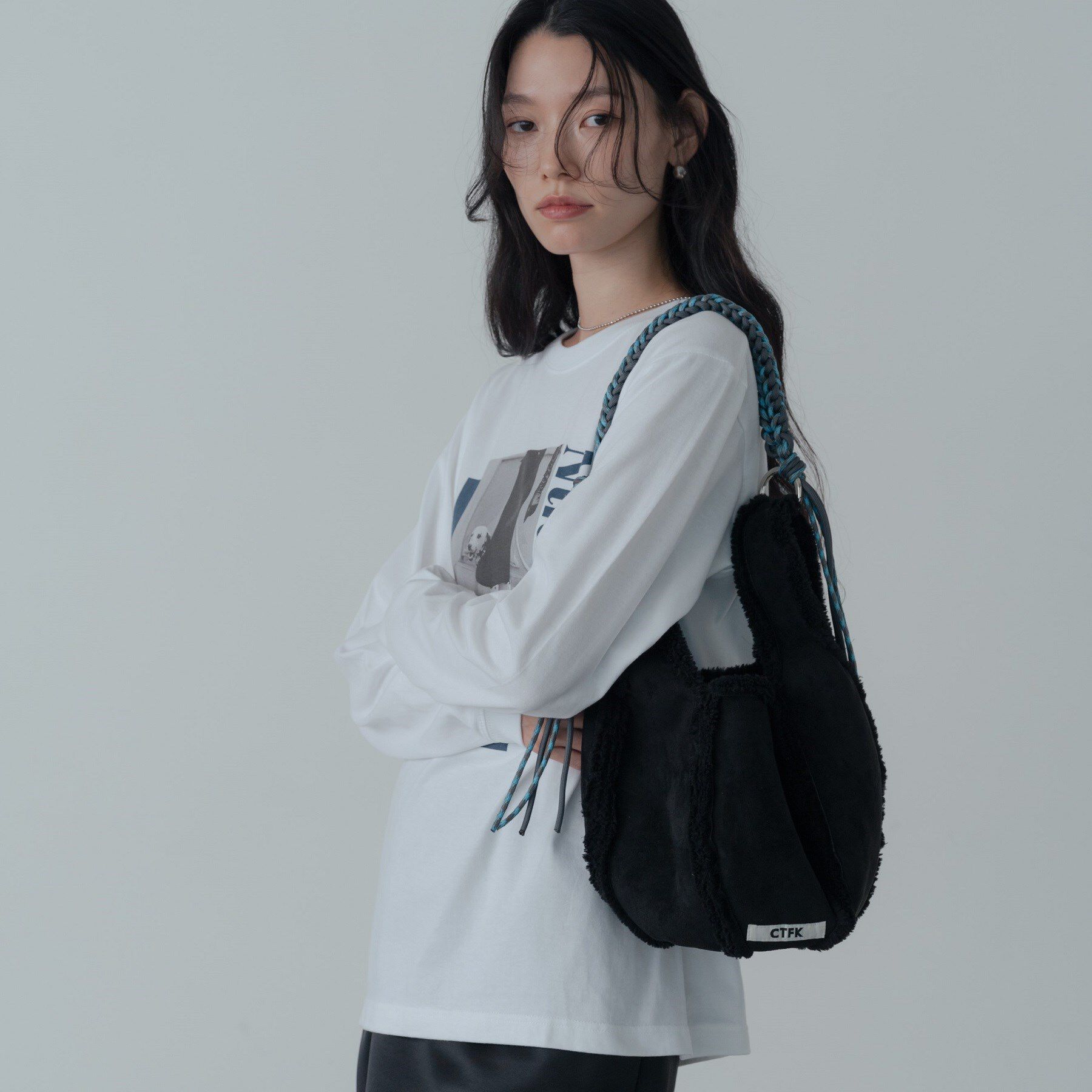 GALLEST「【CTFK】ムートン風ボールバッグ」|ハンドバッグ|