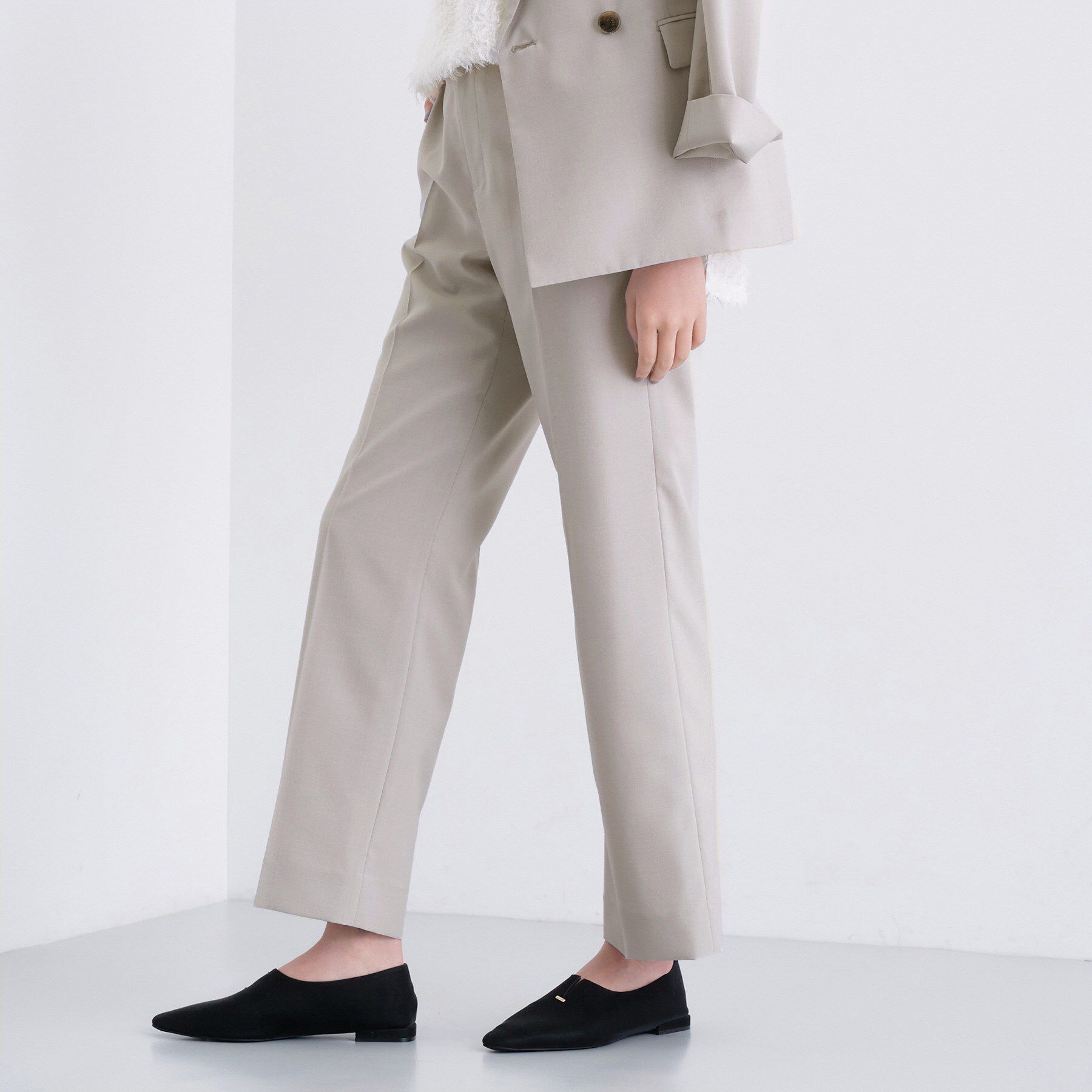 INDIVI「【UVケア】ライトスリムストレートパンツ」|その他|