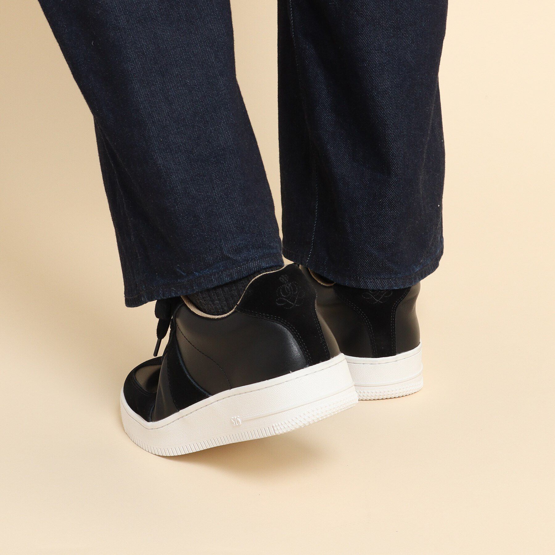 40CARATS&525「40ct&525 レザー スニーカー」|スニーカー|