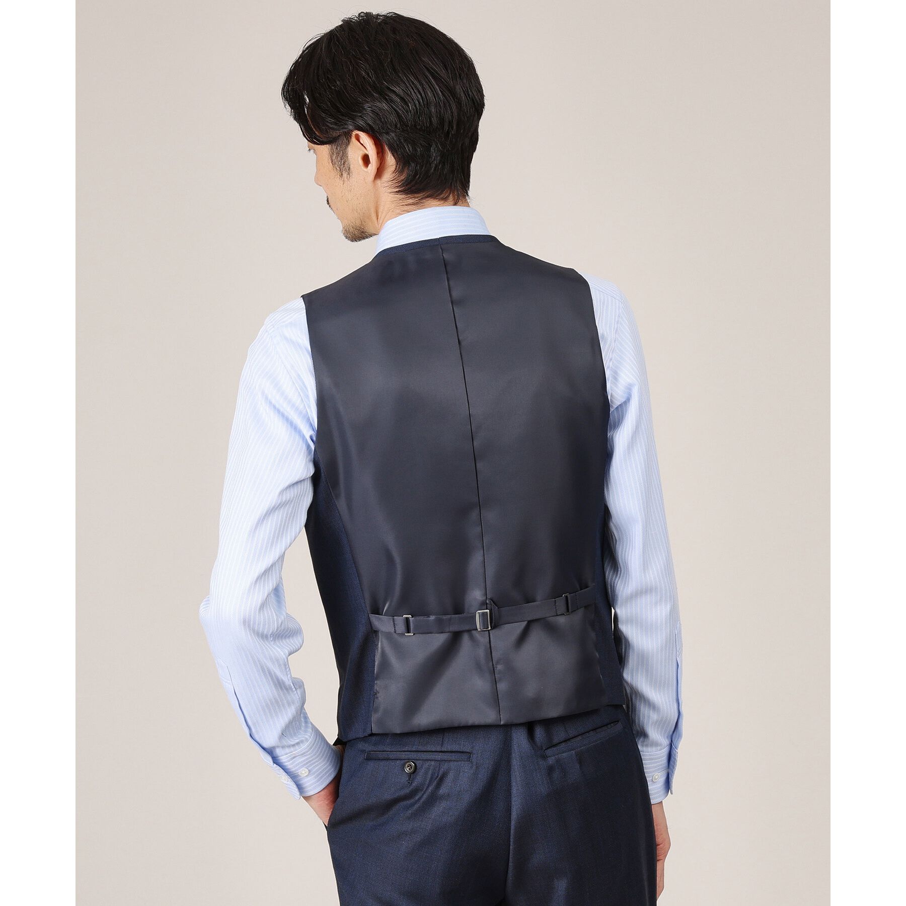 TAKEO KIKUCHI「【3ピース対応】シャイニーシャークピンヘッド ベスト」|スーツ|