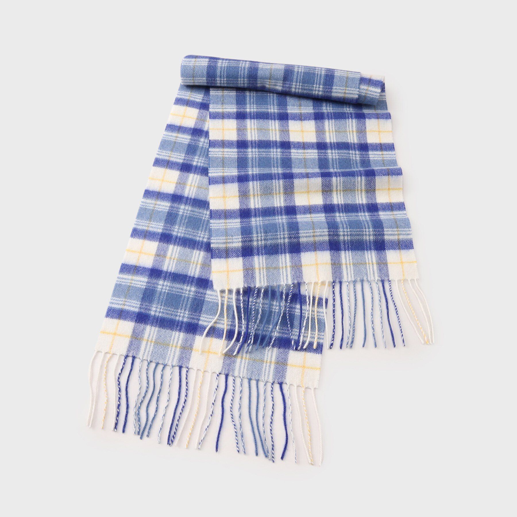 TAKEO KIKUCHI「【カシミヤ100%】チェック カシミヤマフラー」|ストール|