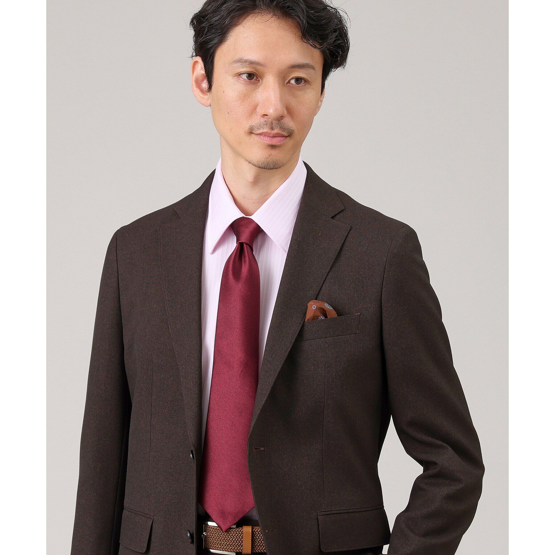 TAKEO KIKUCHI「【日本製】サテンモガ メランジネクタイ」|ネクタイ・蝶ネクタイ|