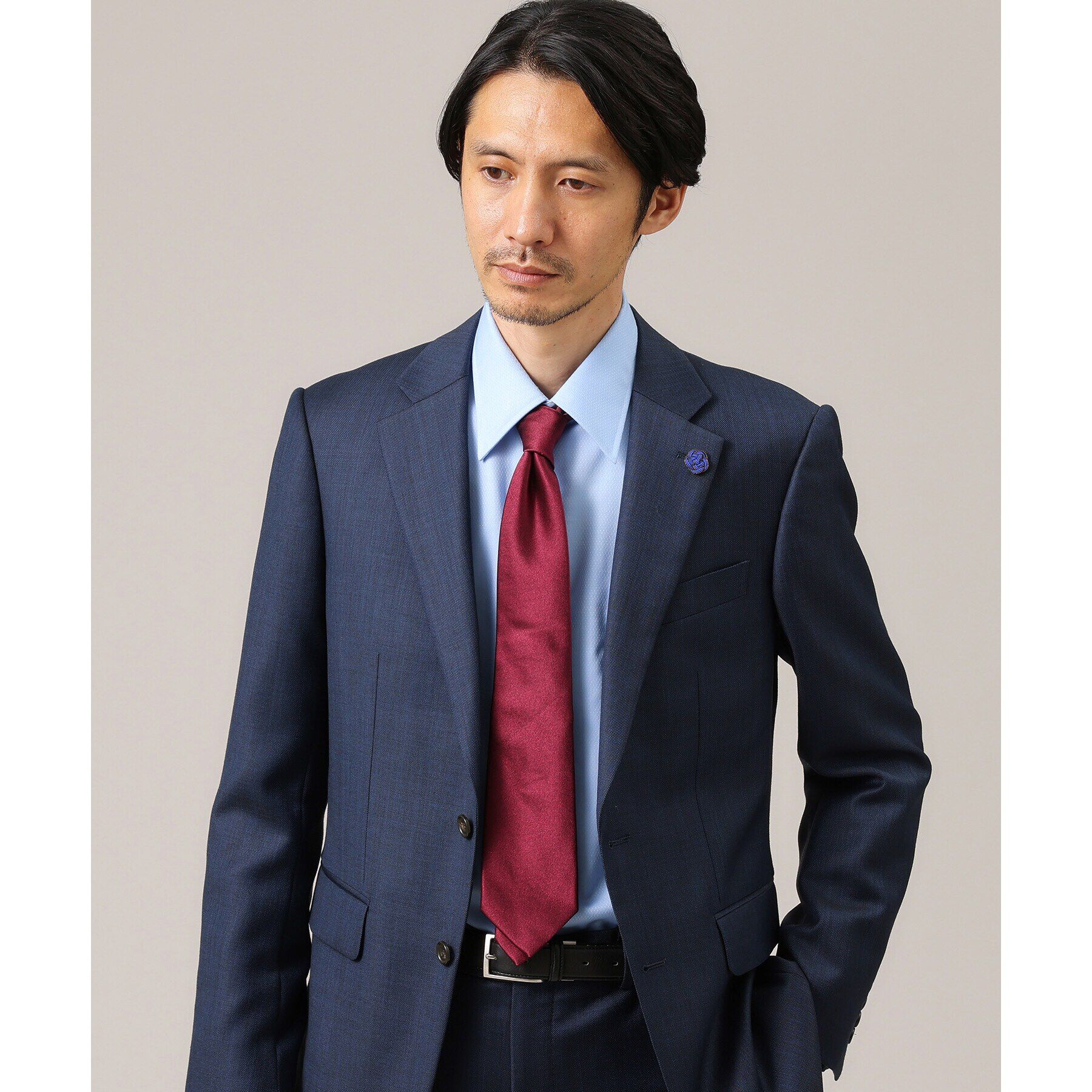 TAKEO KIKUCHI「【日本製】サテンモガ メランジネクタイ」|ネクタイ・蝶ネクタイ|