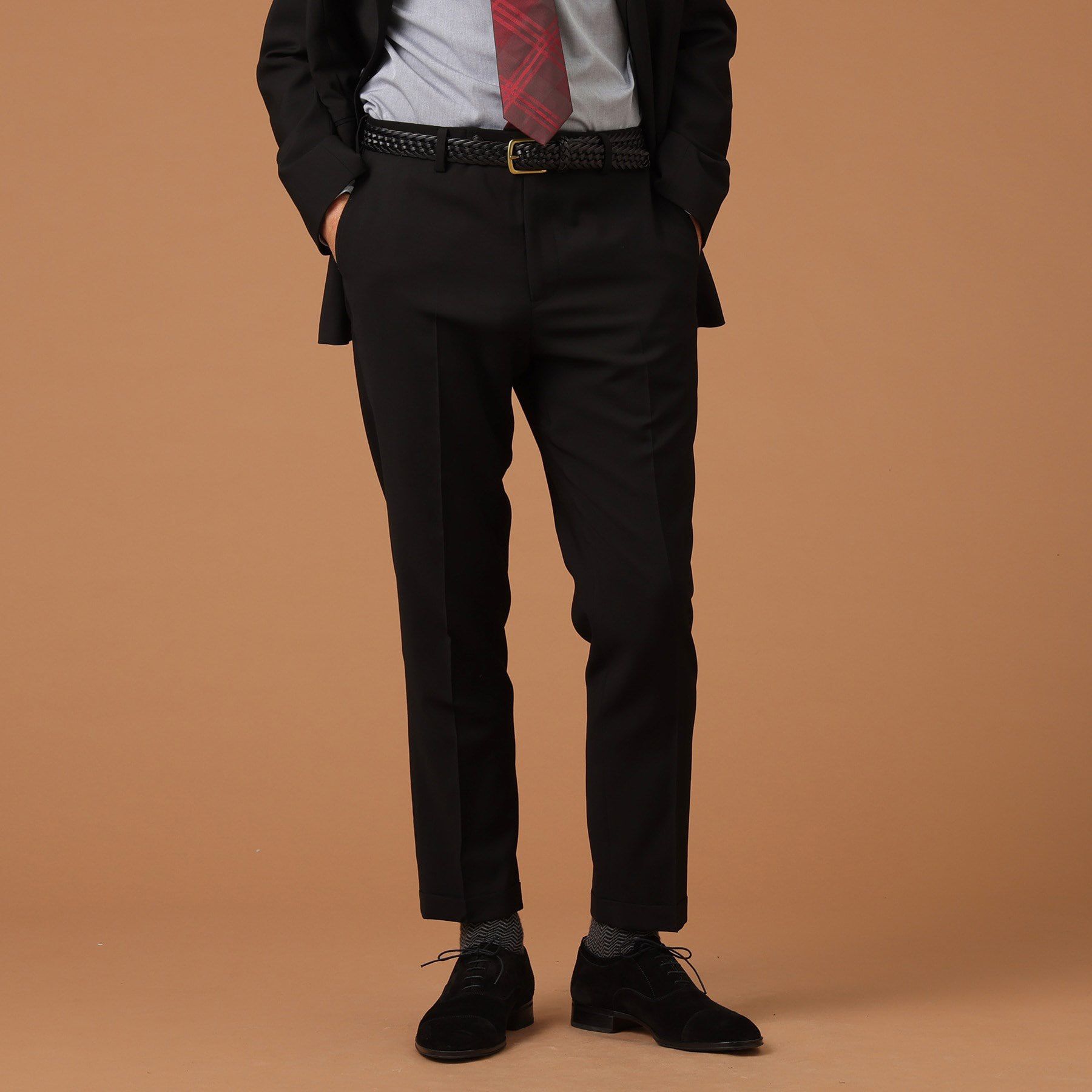 40CARATS&525「【Sサイズ～】ディープブラックスラックス」|その他|ブラック(019)