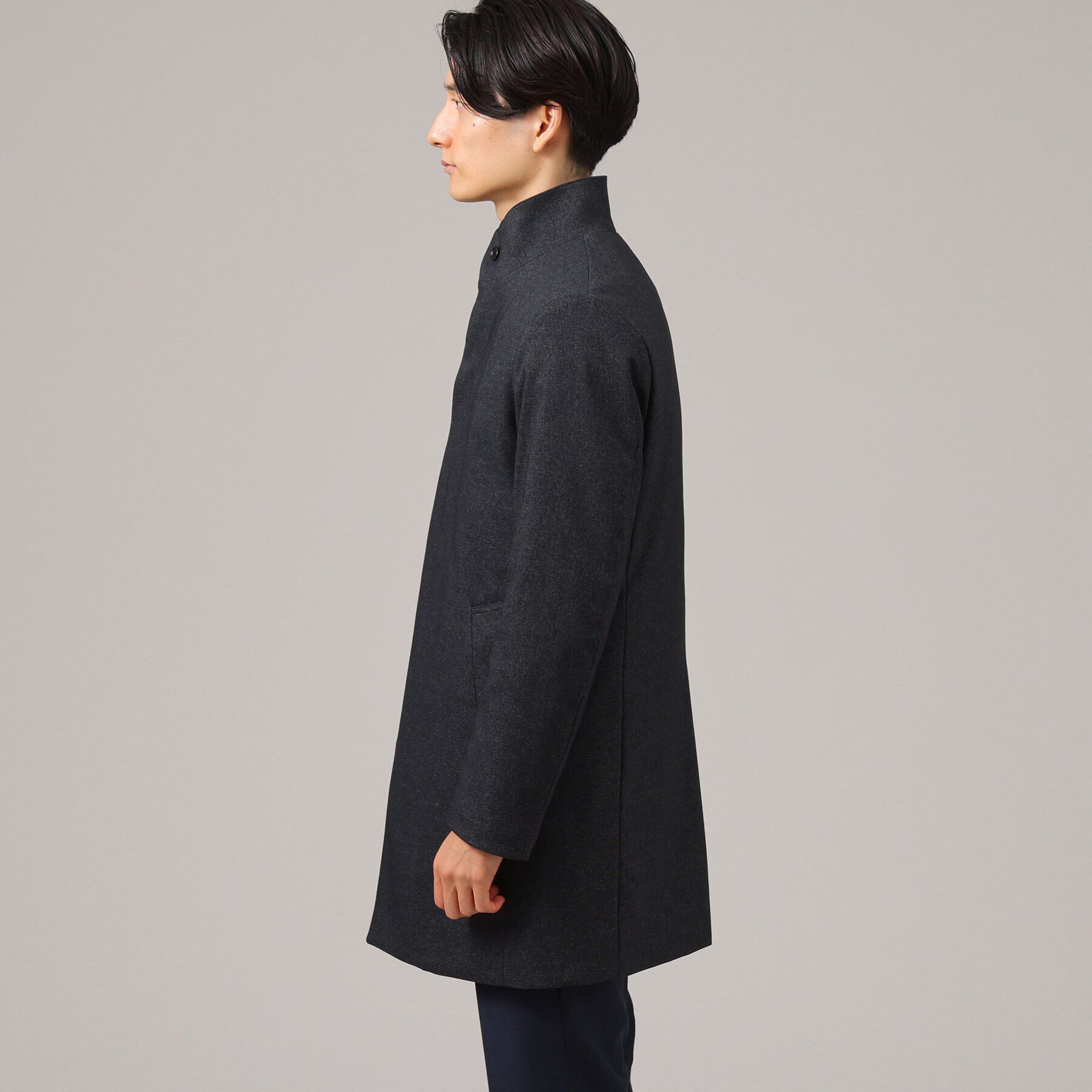 TAKEO KIKUCHI「【ダウンライナー付】メランジ スタンドカラー コート」|その他|