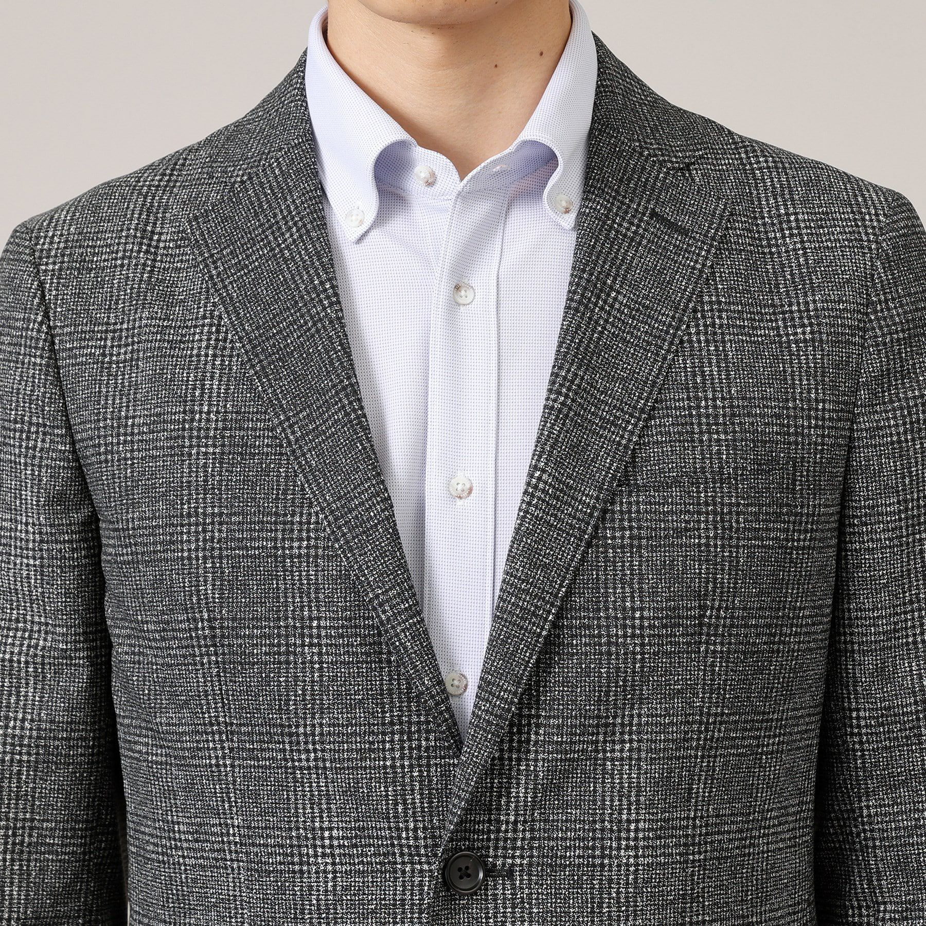 TAKEO KIKUCHI「【抗菌防臭】COOL DOTS（R）グレンチェック ジャケット」|テーラードジャケット|