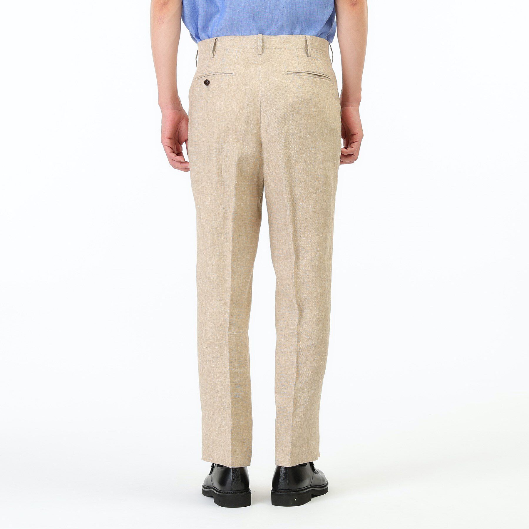 TAKEO KIKUCHI「【THE FLAGSHIP】リネンシャークスキン ツータックパンツ」|その他|