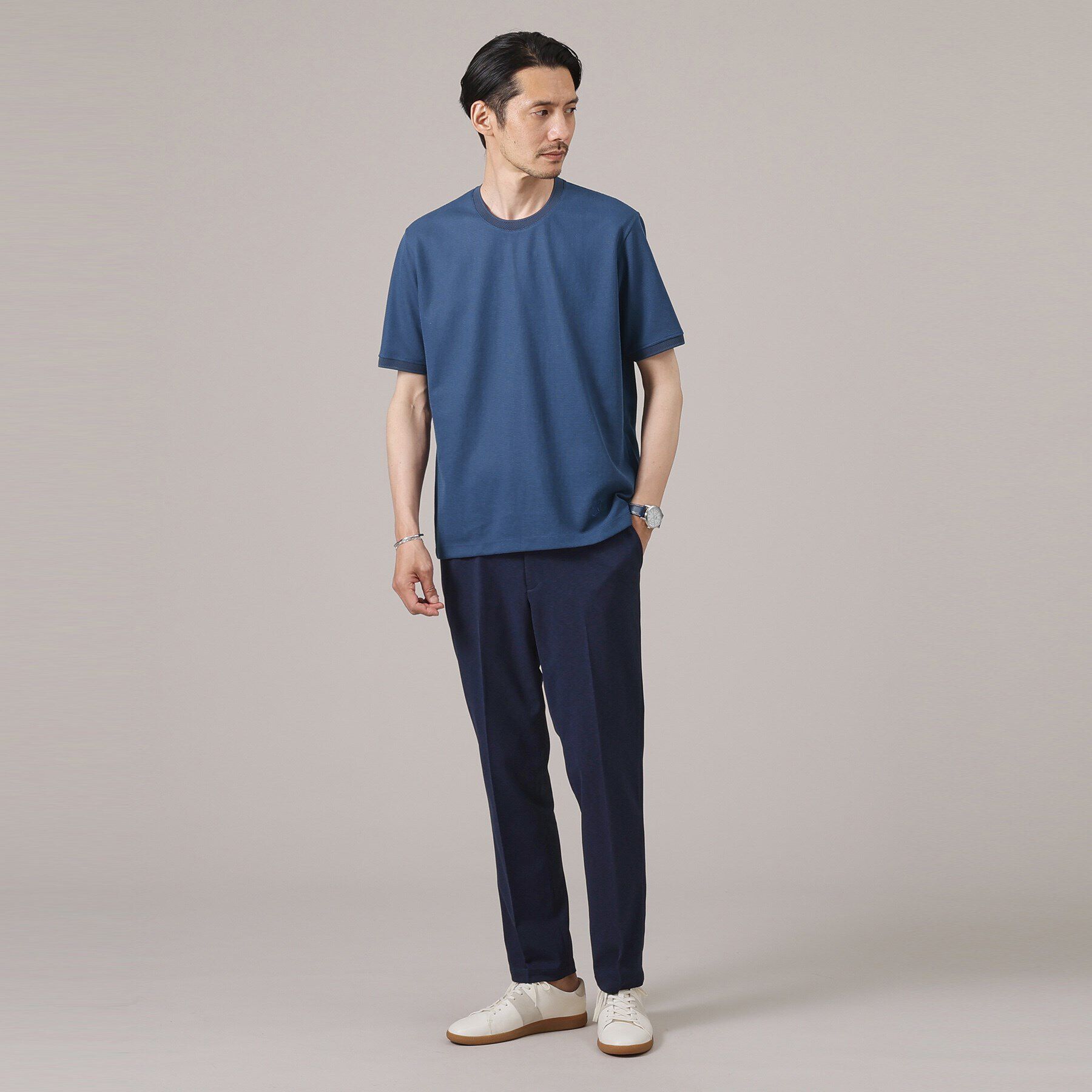 TAKEO KIKUCHI「【抗菌防臭/日本製】ハイブリッド サーフニット Tシャツ」|Tシャツ・カットソー|