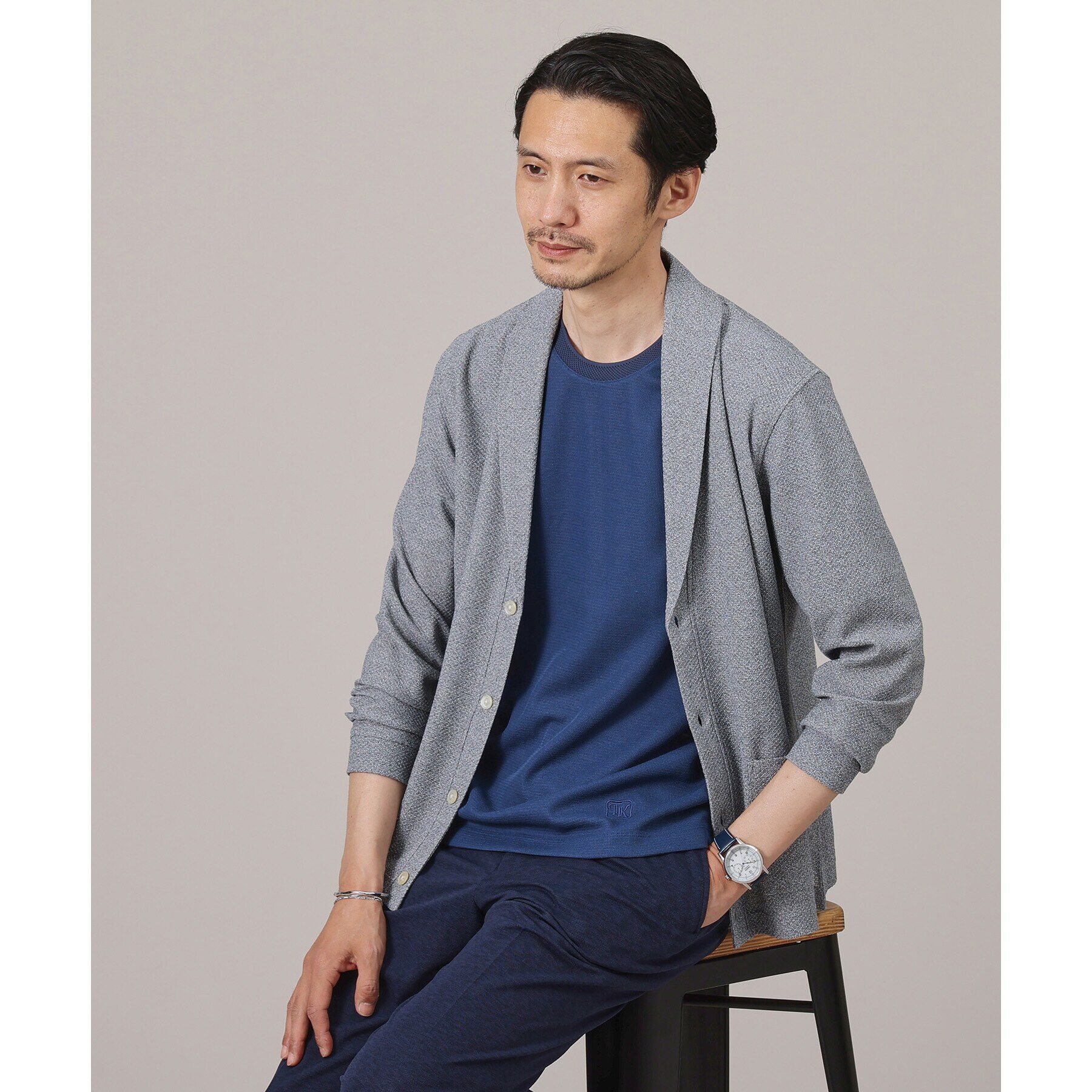 TAKEO KIKUCHI「【抗菌防臭/日本製】ハイブリッド サーフニット Tシャツ」|Tシャツ・カットソー|