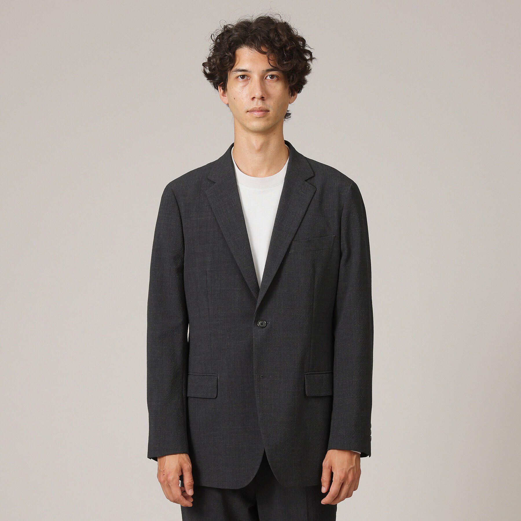 TAKEO KIKUCHI「オータム サッカー ジャケット」|テーラードジャケット|