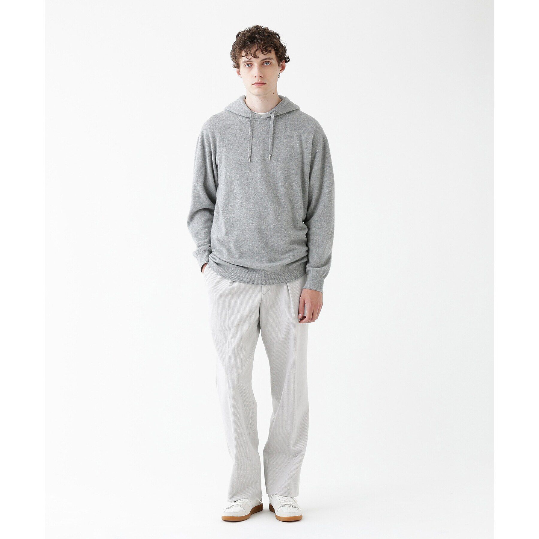 TAKEO KIKUCHI「【THE FLAGSHIP】ウルグアイメリノ ニット フーディ」|パーカー|