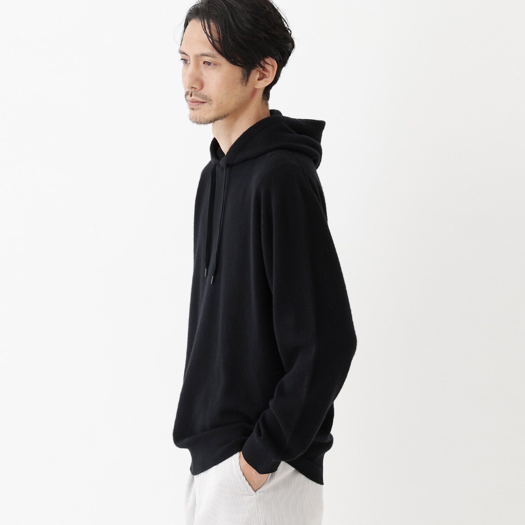 TAKEO KIKUCHI「【THE FLAGSHIP】ウルグアイメリノ ニット フーディ」|パーカー|