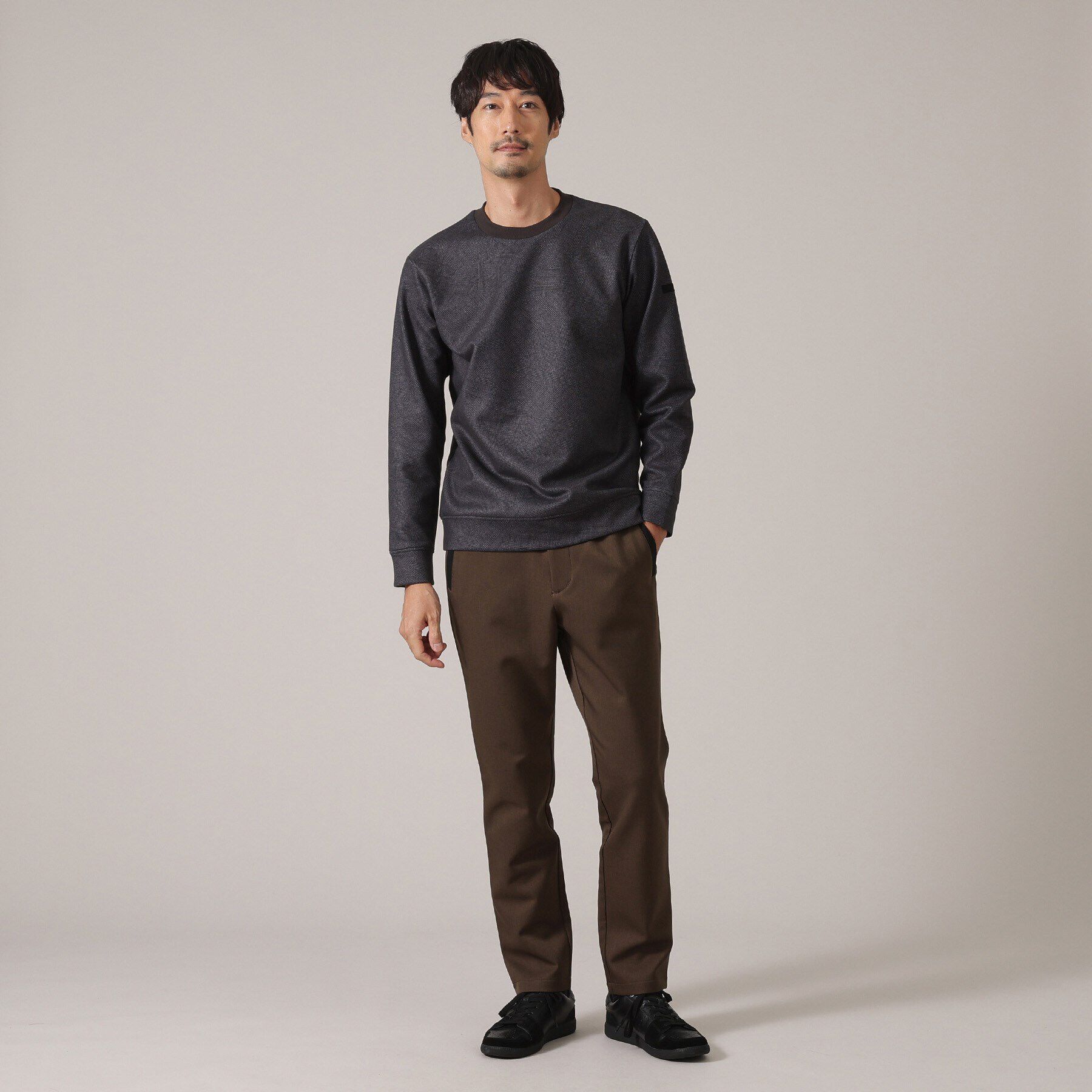 TAKEO KIKUCHI「【DOWN FABRIC】ダウンファブリック プルオーバー スウェット」|パーカー|