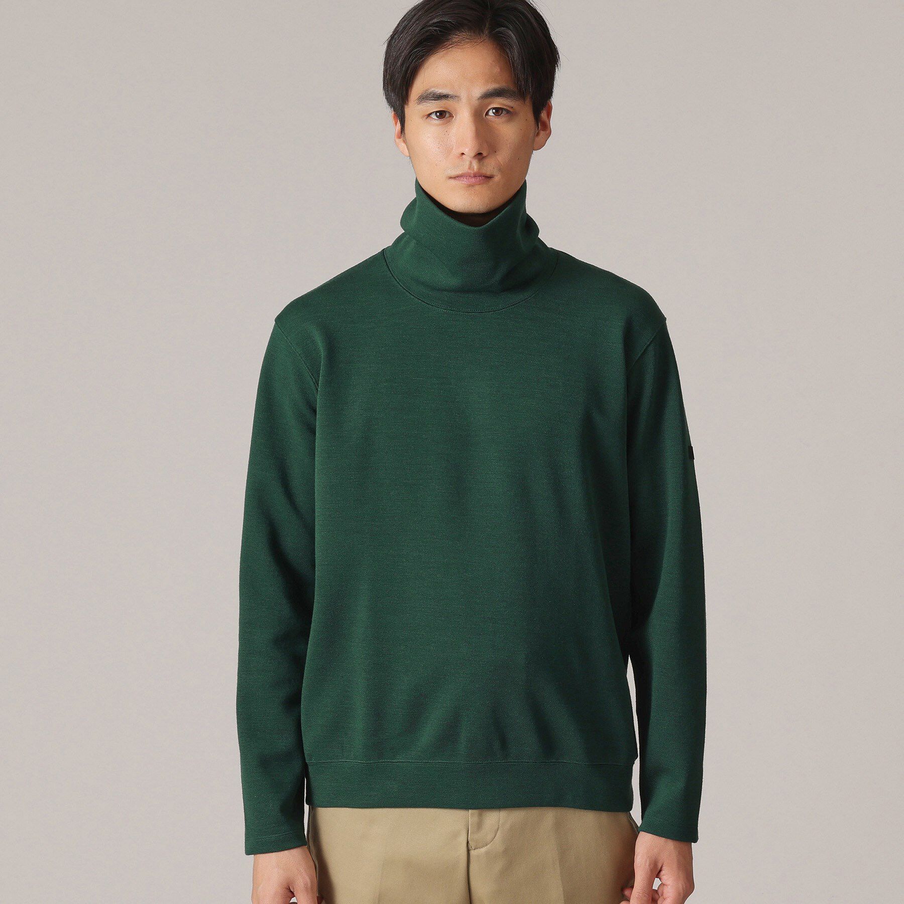 TAKEO KIKUCHI「ウールブレンド オフタートルネック カットソー」|Tシャツ・カットソー|