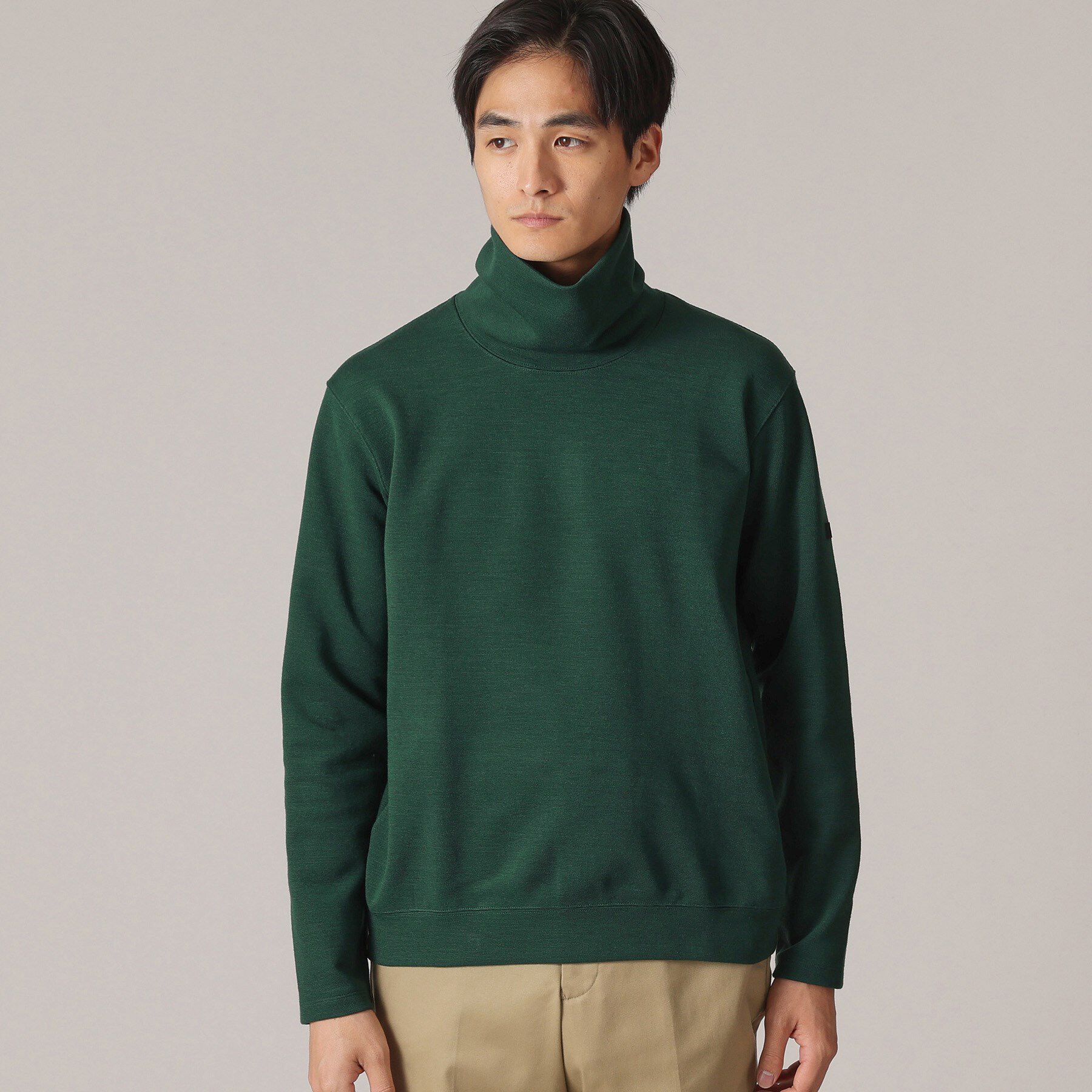 TAKEO KIKUCHI「ウールブレンド オフタートルネック カットソー」|Tシャツ・カットソー|