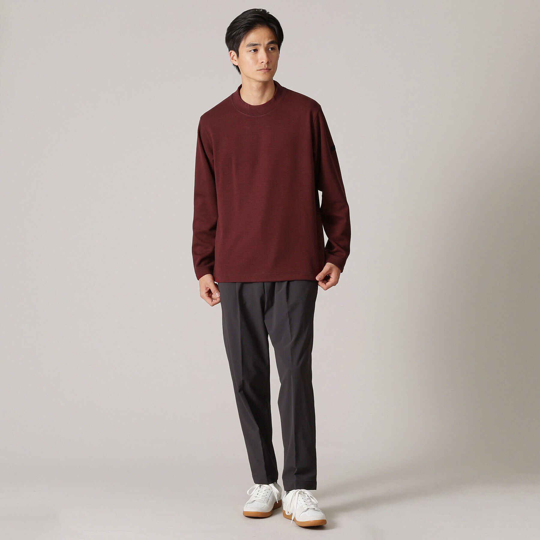 TAKEO KIKUCHI「【Sサイズ～】ウールブレンド ポンチ カットソー」|Tシャツ・カットソー|