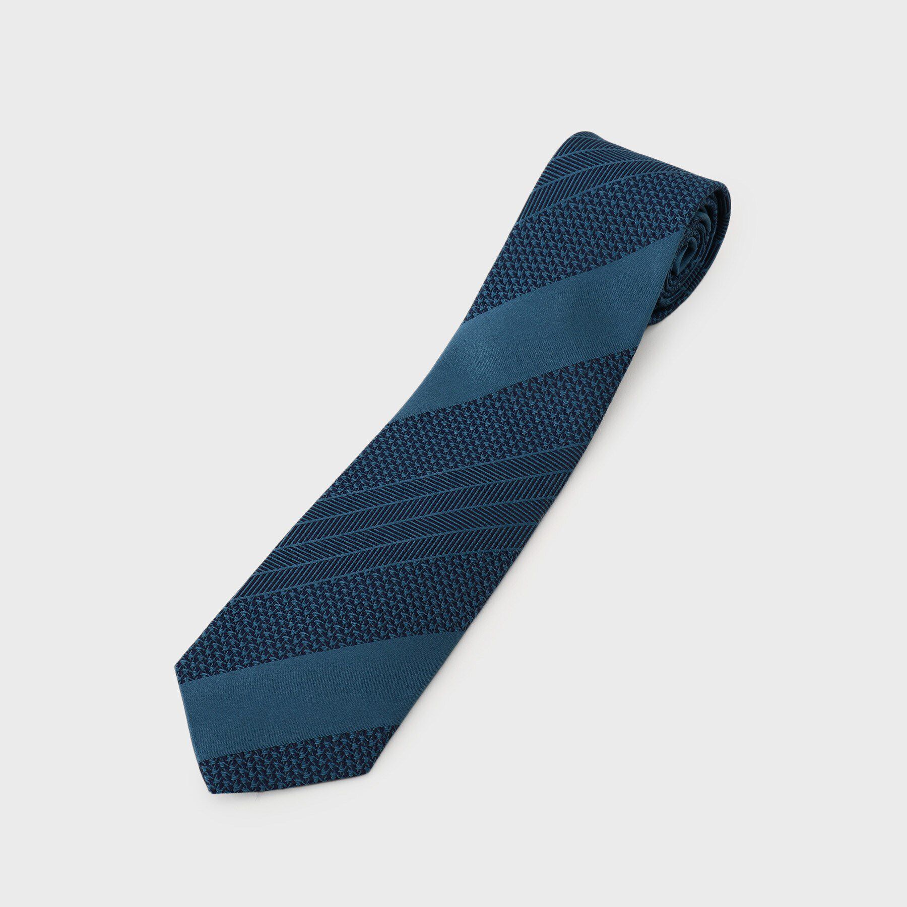 TAKEO KIKUCHI「【Made in JAPAN】番千鳥（つがいちどり）ERIシルク ネクタイ」|ネクタイ・蝶ネクタイ|