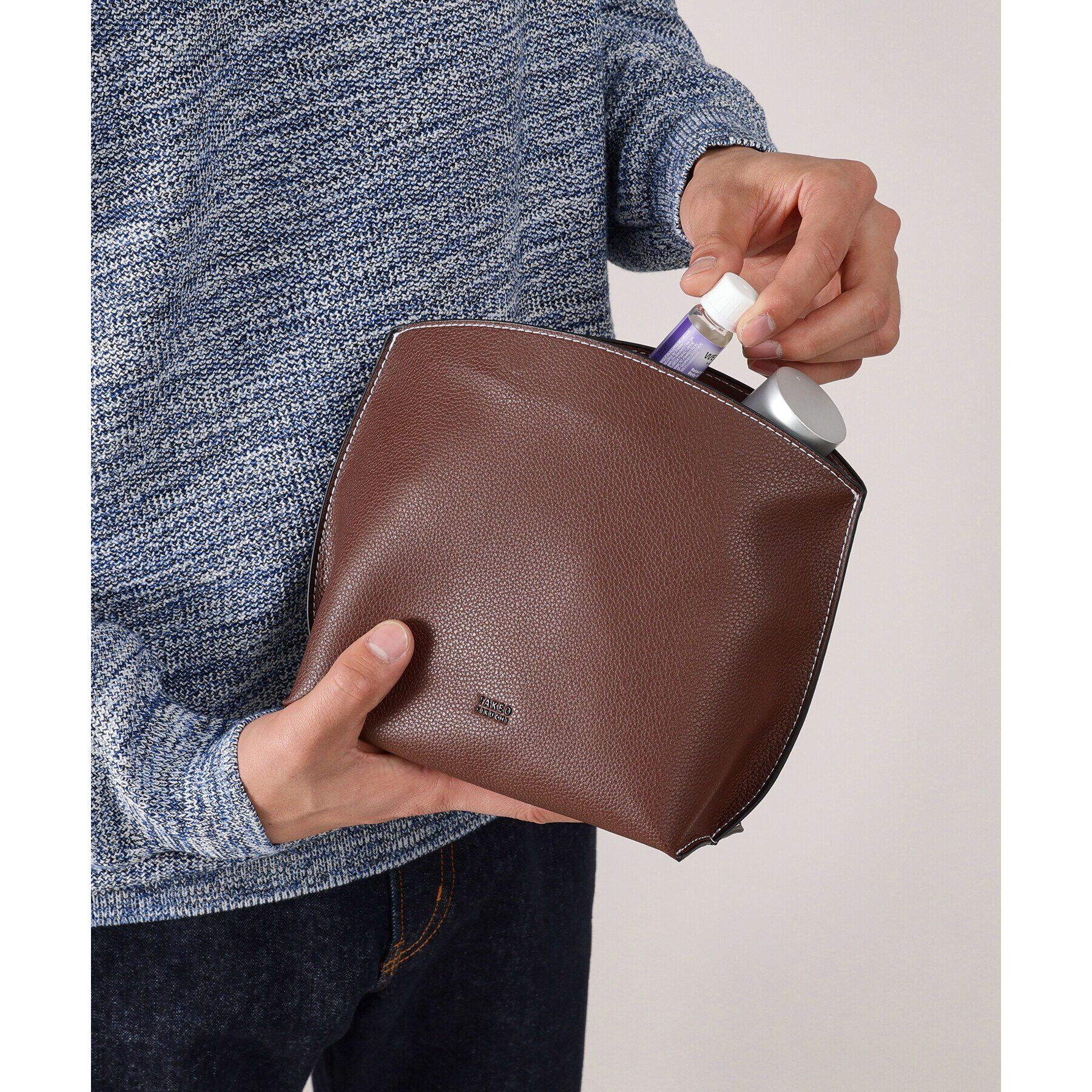 TAKEO KIKUCHI「マイクロファイバー ポーチ」|ポーチ|