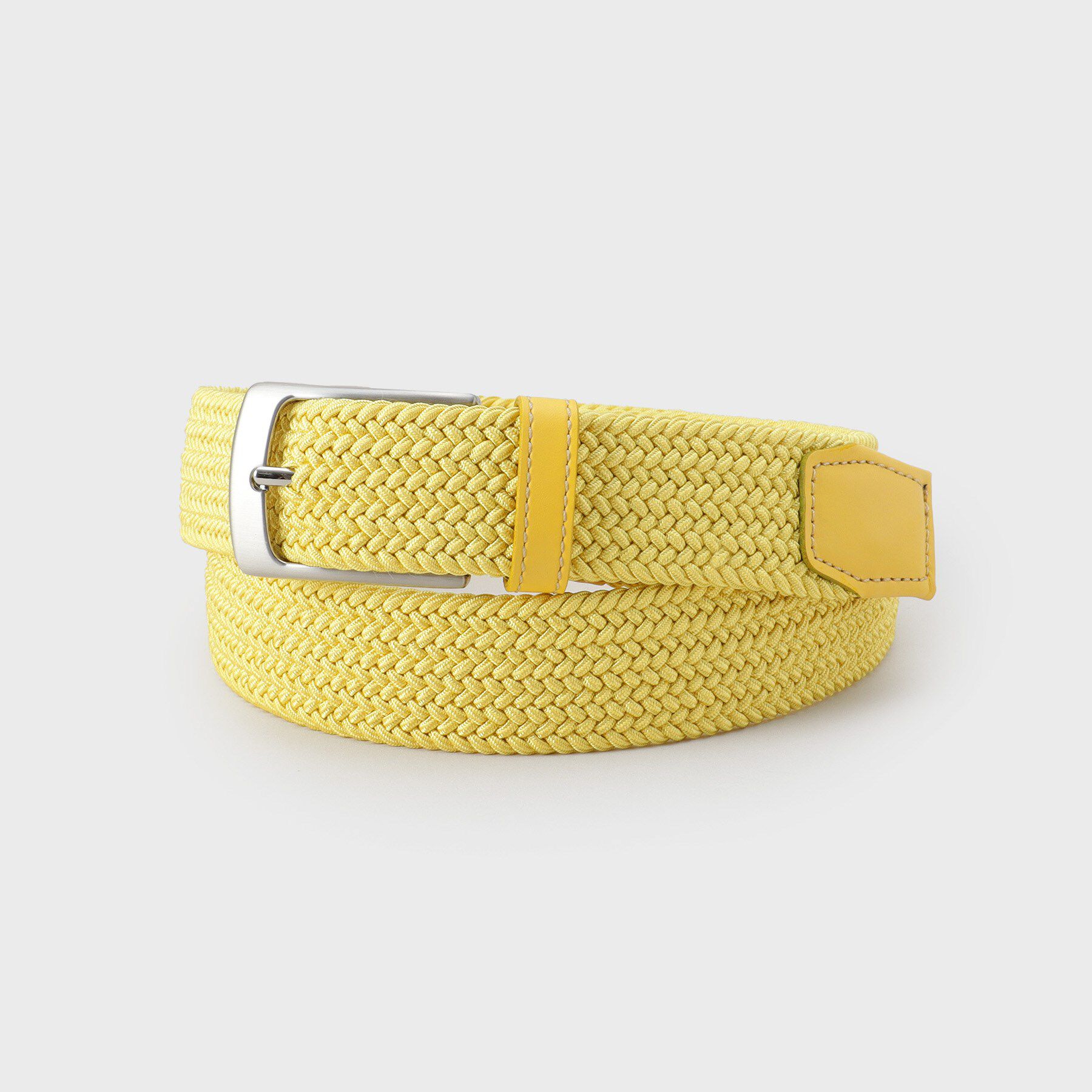 TAKEO KIKUCHI「【Made in JAPAN】ドモドソーラ ゴムメッシュベルト」|ベルト|マスタード(033)