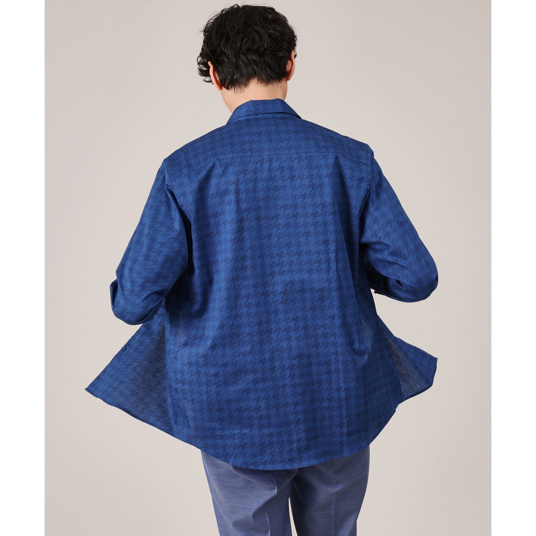 TAKEO KIKUCHI「【Made in JAPAN】千鳥プリント シャツ」|シャツ・ブラウス|