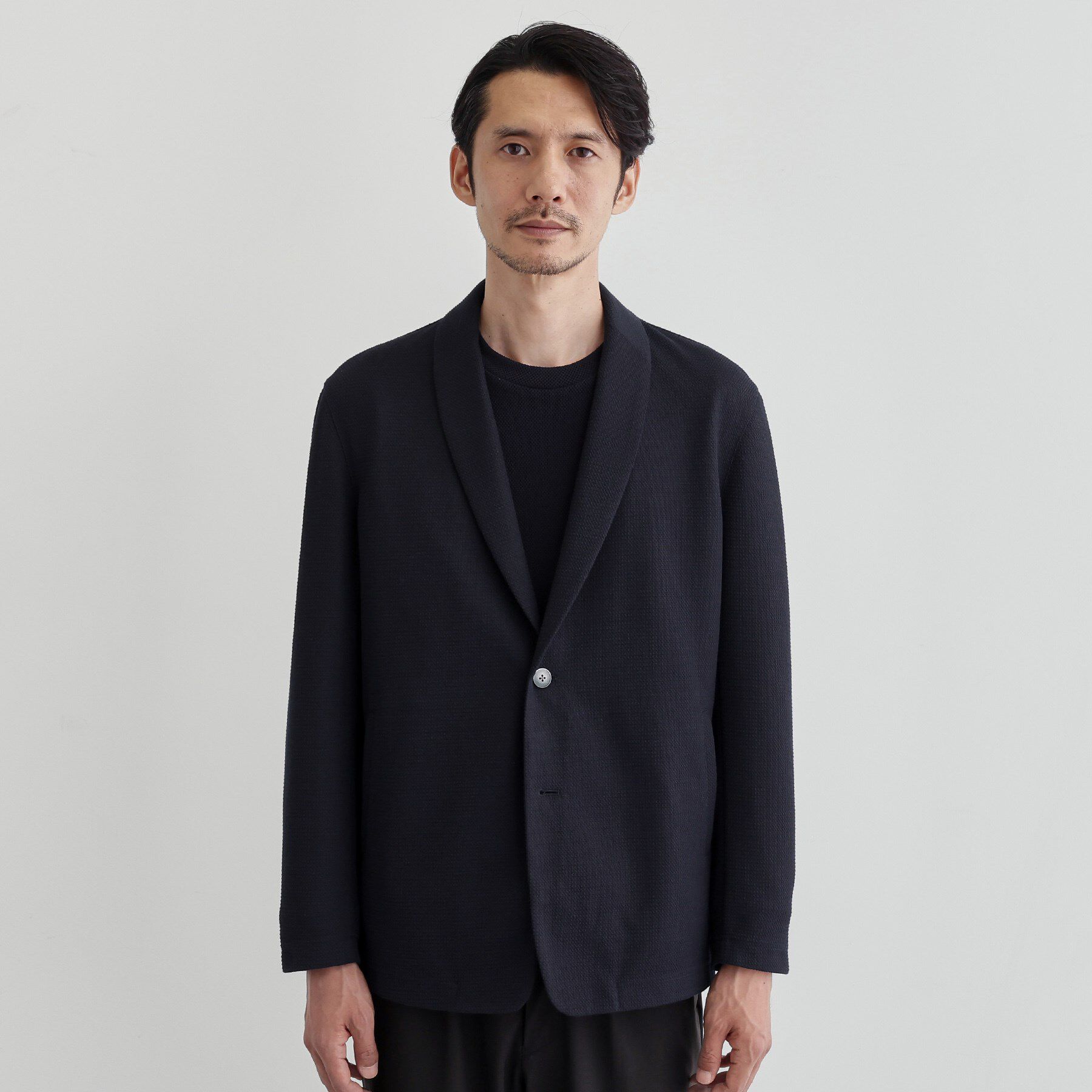 TAKEO KIKUCHI「【尾州織】ショールカラー カーディガン」|カーディガン|