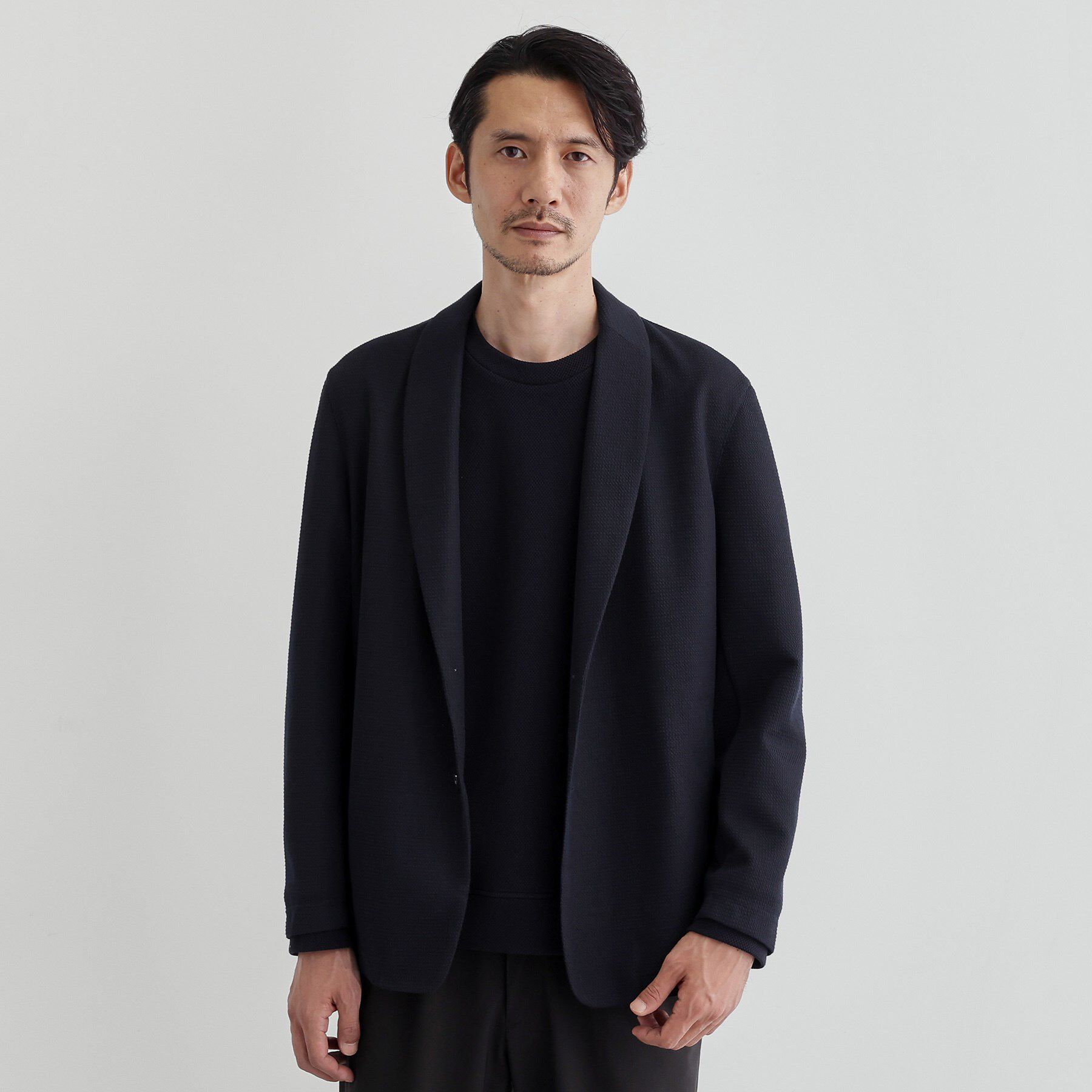 TAKEO KIKUCHI「【尾州織】ショールカラー カーディガン」|カーディガン|