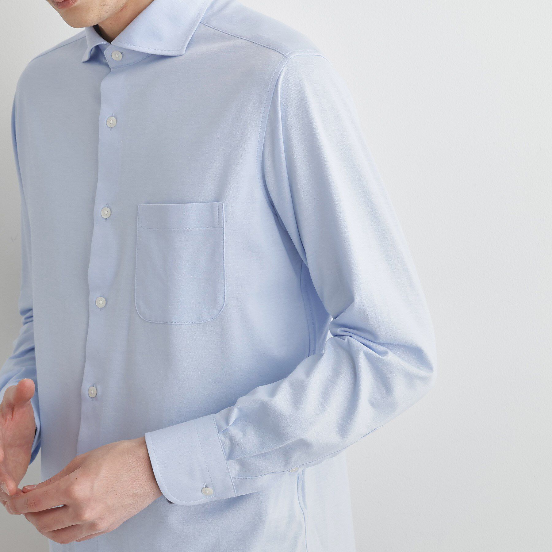 TAKEO KIKUCHI「クールマックス コンパクトジャージ シャツ」|シャツ・ブラウス|