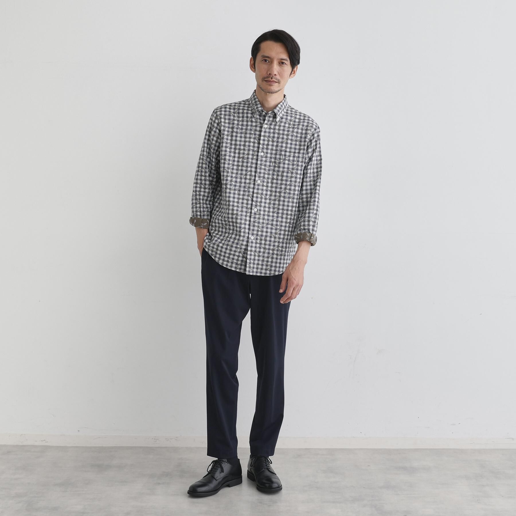 TAKEO KIKUCHI「チェックボーラーガーゼシャツ」|シャツ・ブラウス|