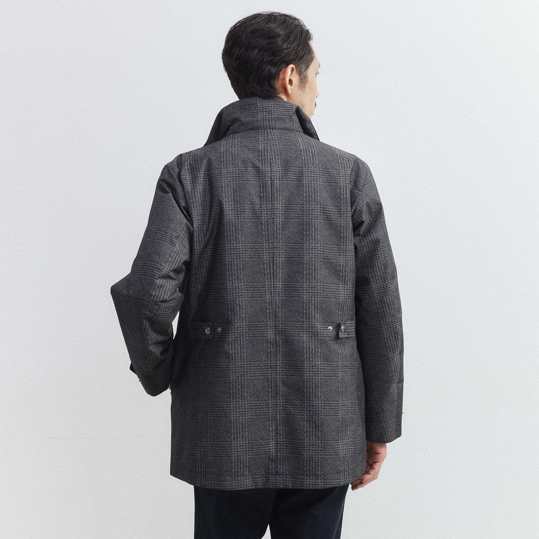 TAKEO KIKUCHI「【3WAY】グレンチェック ダウンライナー ブルゾン」|ブルゾン・スタジャン|