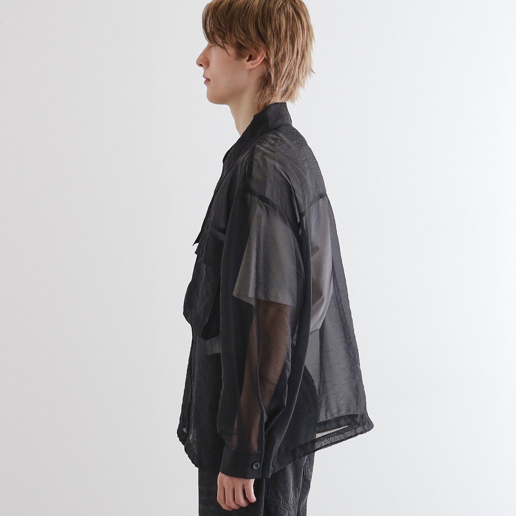 tk.TAKEO KIKUCHI「シアーシャツアウター」|シャツ・ブラウス|