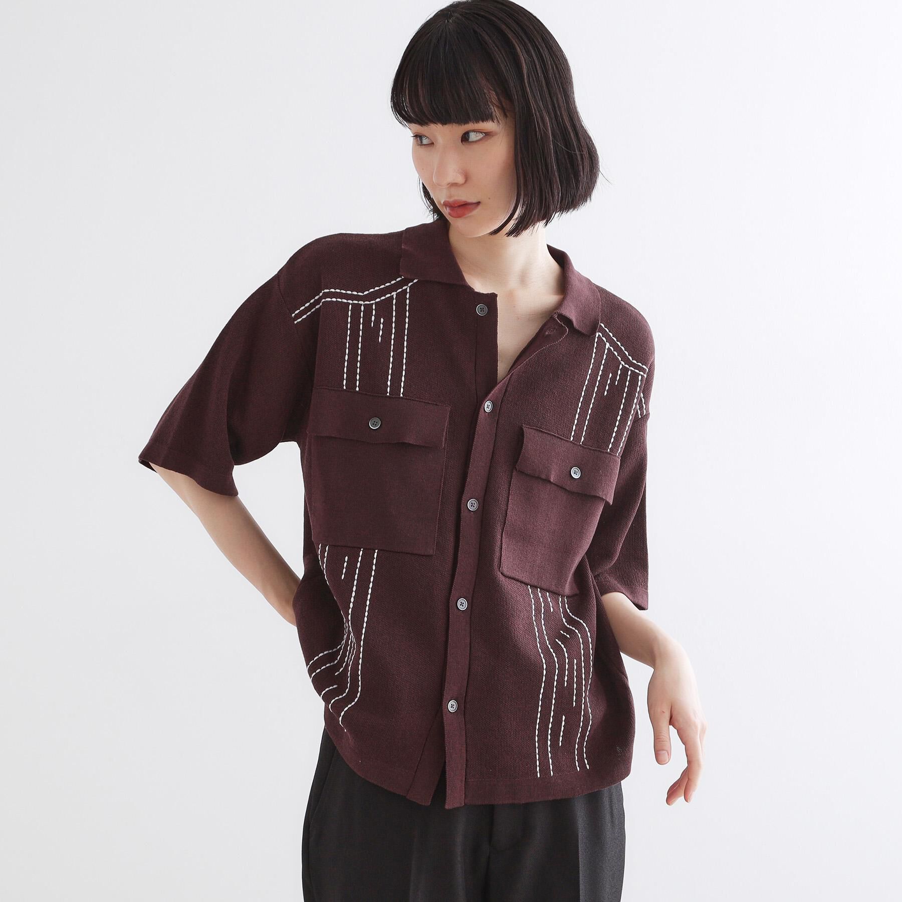 tk.TAKEO KIKUCHI「ウェスタンポロカーディガン」|カーディガン|