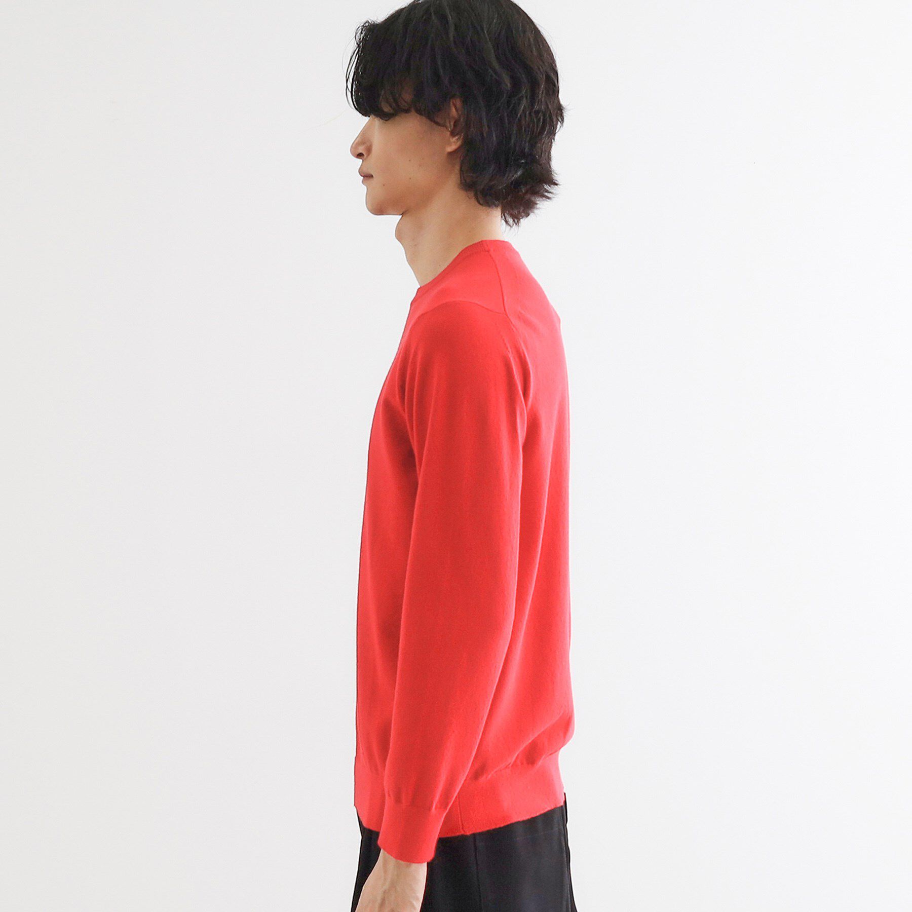 tk.TAKEO KIKUCHI「ハイゲージコンパクトニットクルー」|ニット・セーター|