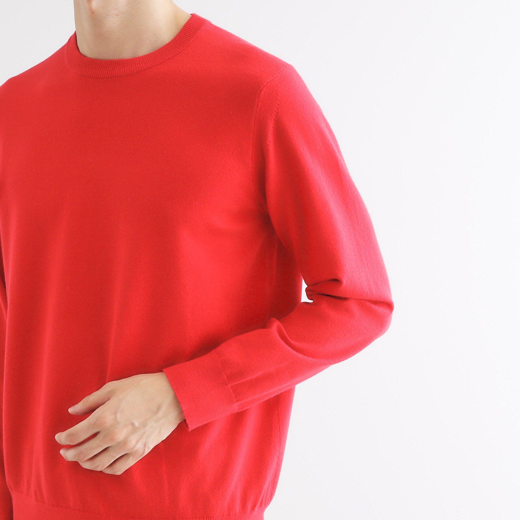 tk.TAKEO KIKUCHI「ハイゲージコンパクトニットクルー」|ニット・セーター|