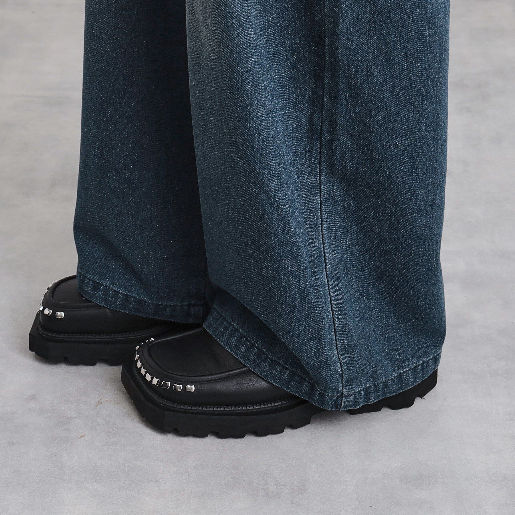 tk.TAKEO KIKUCHI「スーパーワイドバギーデニムパンツ」|デニム|