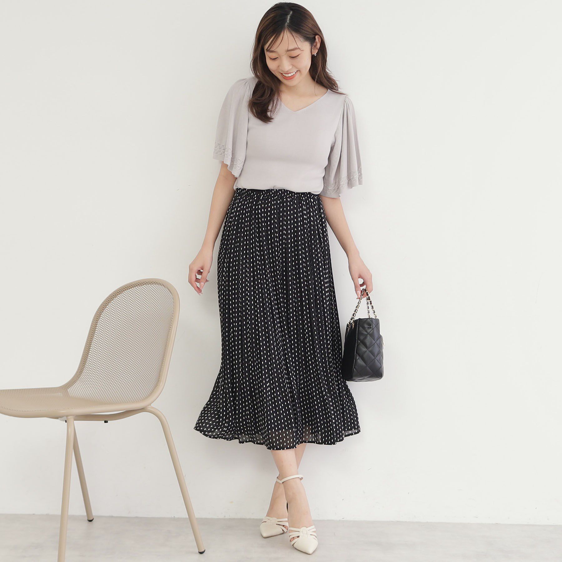 index「《新色追加》着丈が選べる！プリーツフレアスカート【イージーケア／防シワ／洗濯機洗い可】」|スカート|