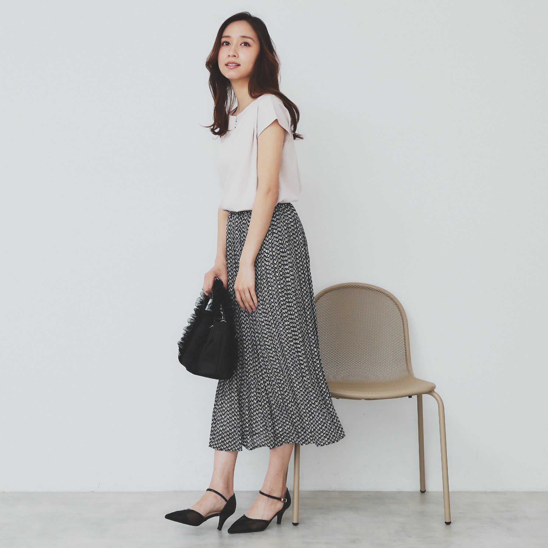 index「《新色追加》着丈が選べる！プリーツフレアスカート【イージーケア／防シワ／洗濯機洗い可】」|スカート|