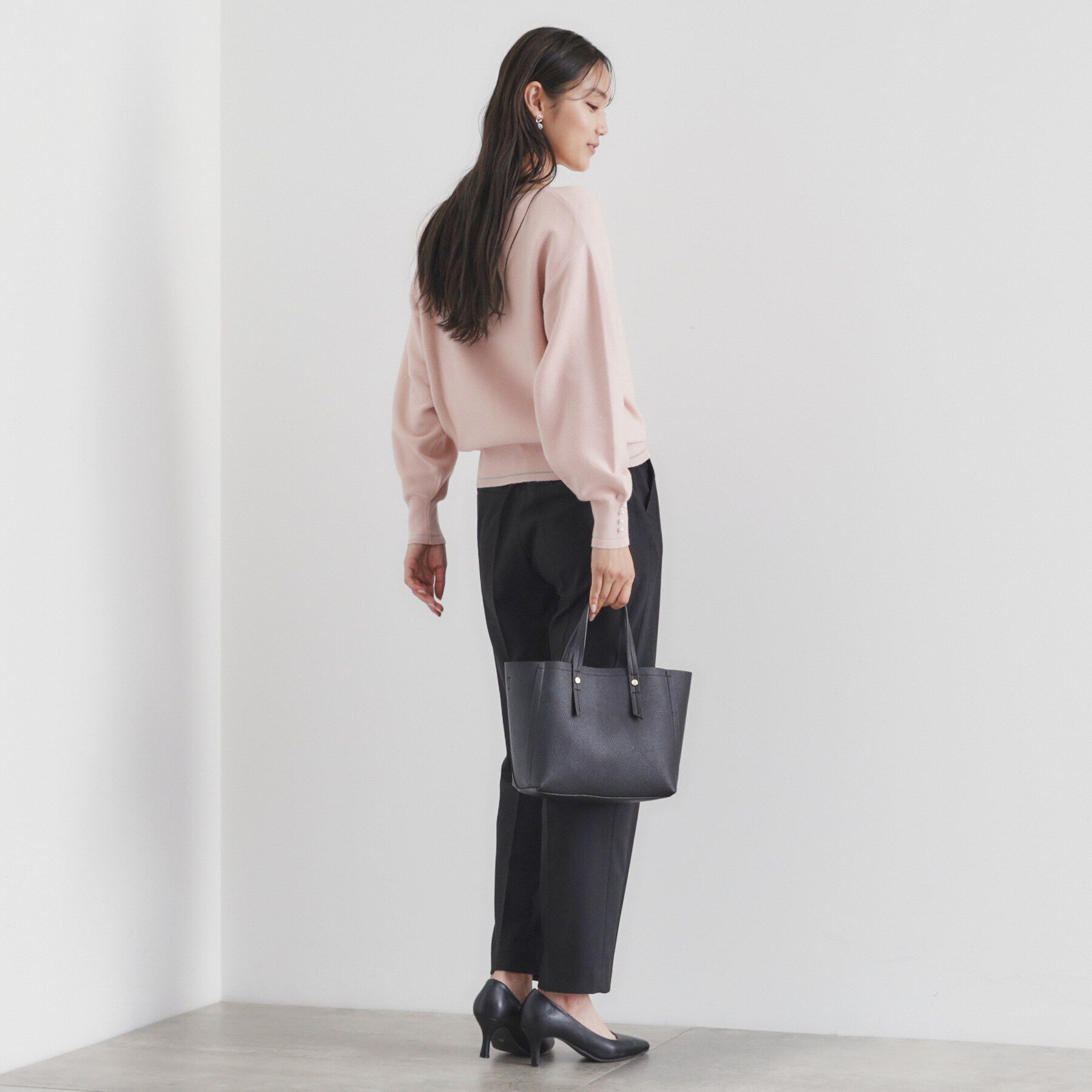 index「《6color/XS-LLsize》ボートネックドルマンニット【洗濯機洗い可】」|ニット・セーター|