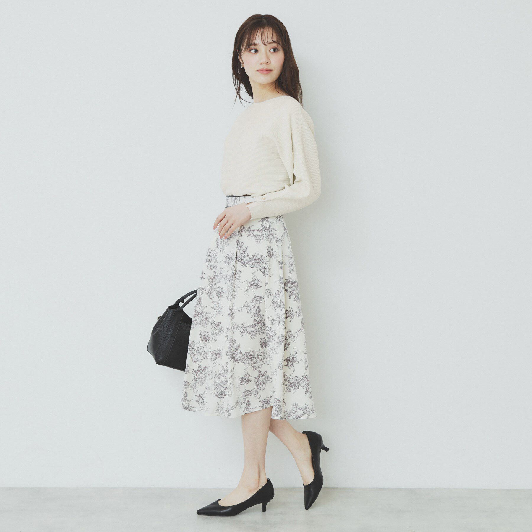 index「《5color》ドルマンリブニット【洗濯機洗い可/抗ピル】」|ニット・セーター|