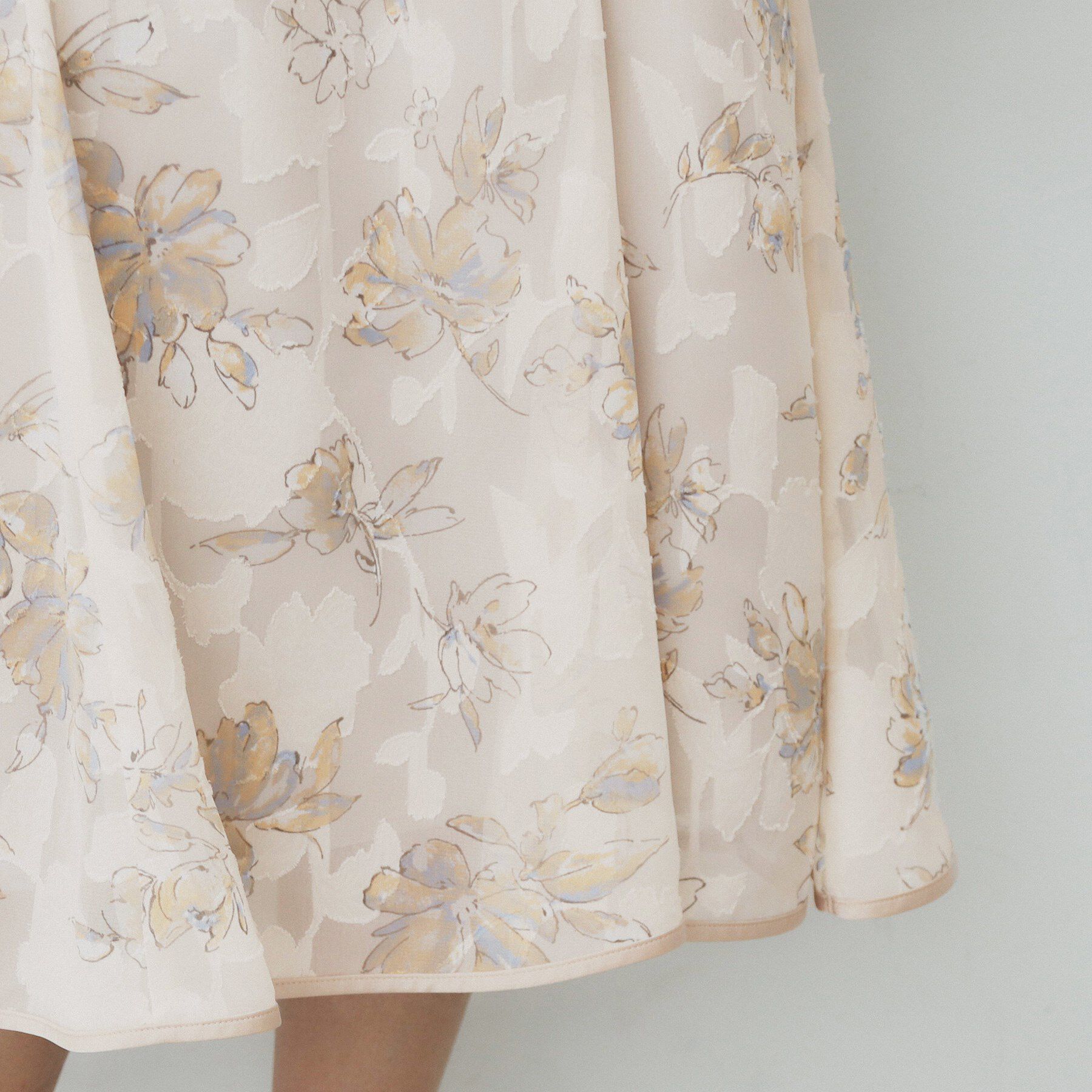 index「花柄マーメイドフレアスカート【洗濯機洗い可】」|スカート|