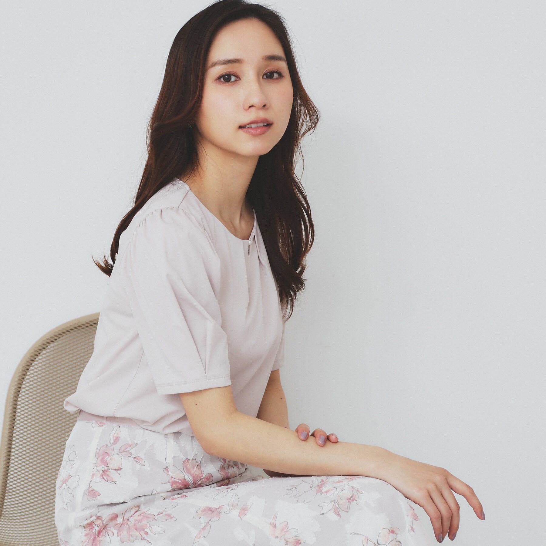 index「フロントパール調タックパフトップス【UV/接触冷感/洗濯機洗い可】」|Tシャツ・カットソー|